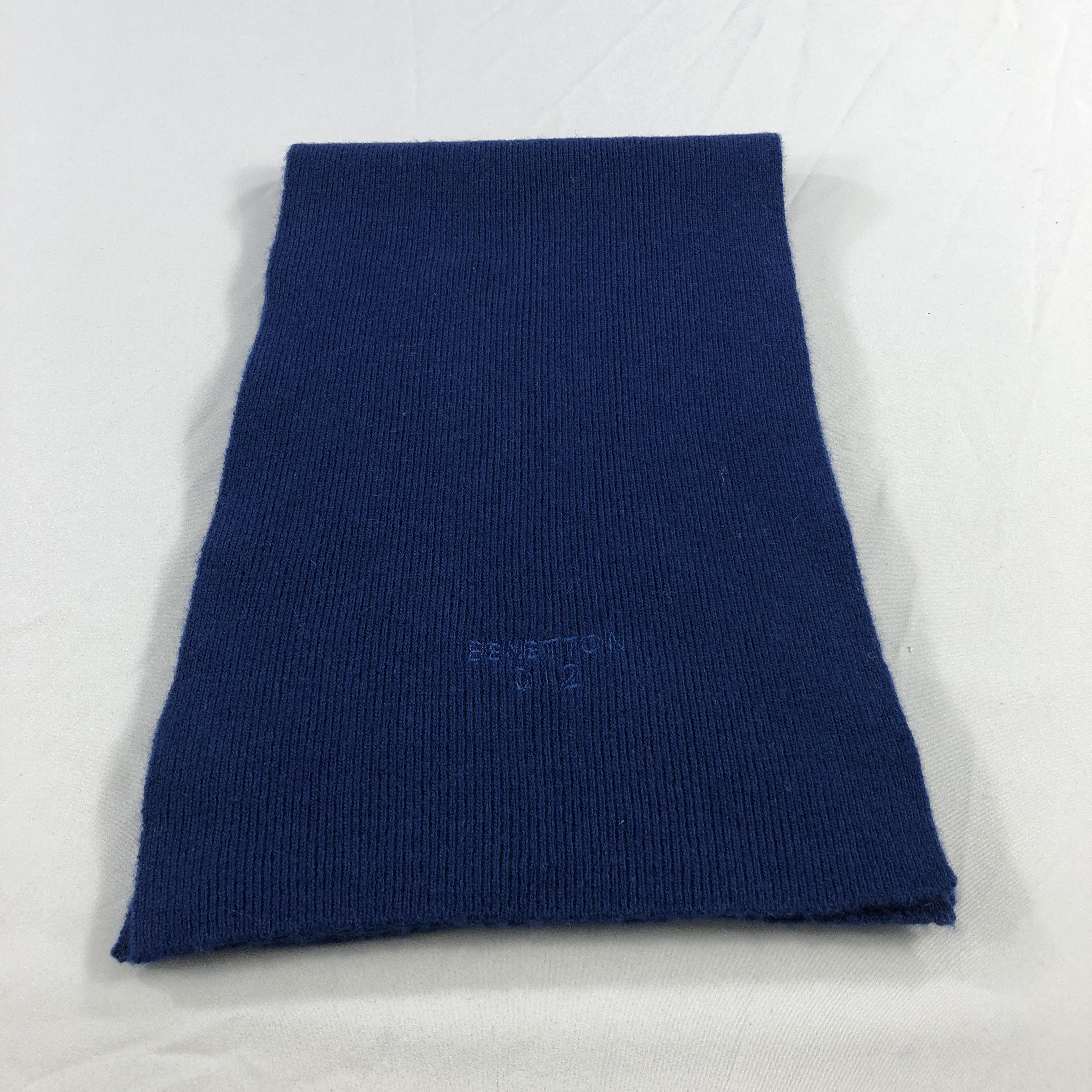 United Colors Of Benetton Benetton 012 Wool Scarf Muffler V1006 Size ONE SIZE - 3 Thumbnail