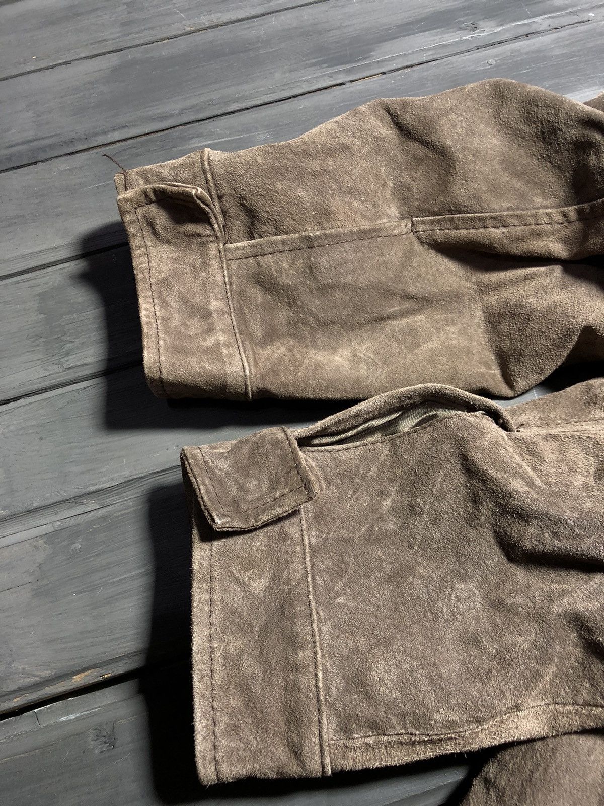 Other VTG Yohji Yamamoto Style Cropped Kanye Boxy Leather Jacket Size US M / EU 48-50 / 2 - 6 Thumbnail