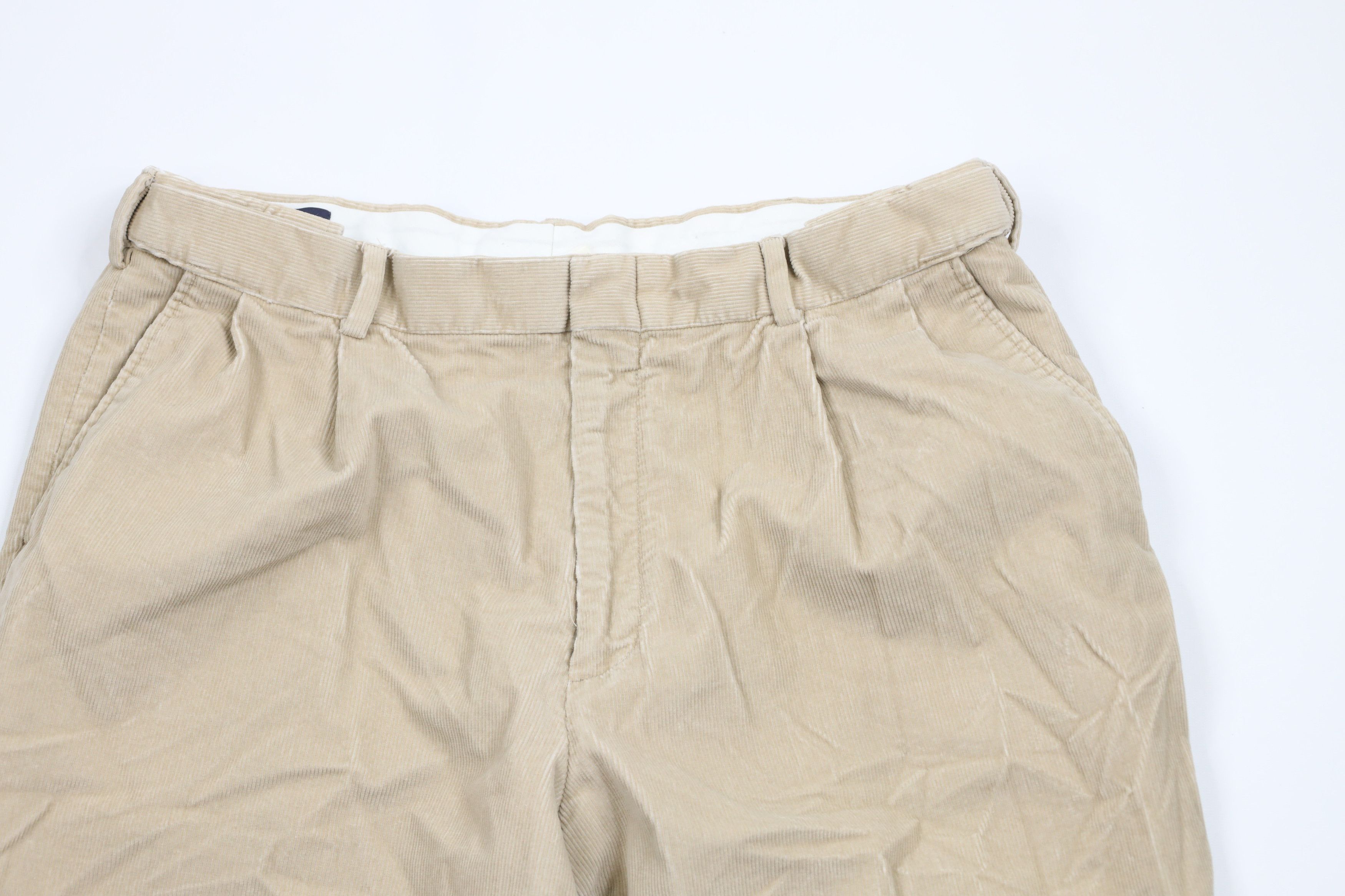 Lands' End × Vintage Vintage Lands End Cuffed Wide Leg Corduroy Chino Pants Size US 38 / EU 54 - 2 Thumbnail