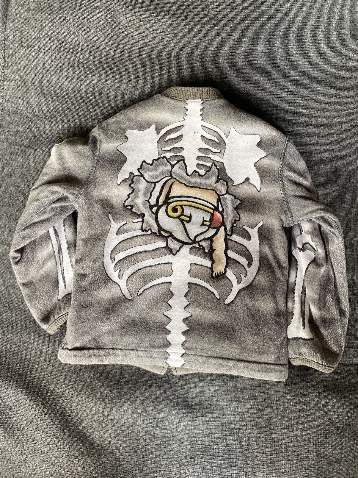 Hysteric Glamour Hysteric Mini Skeleton Bomber Jacket Size US XXS / EU 40 - 2 Thumbnail