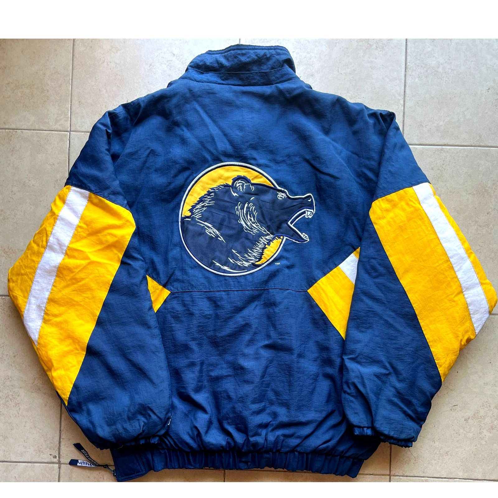 NCAA × Starter UCLA Bruins 90s STARTER puffer Pullover 1/2 XL navy vintage Size US XL / EU 56 / 4 - 2 Thumbnail