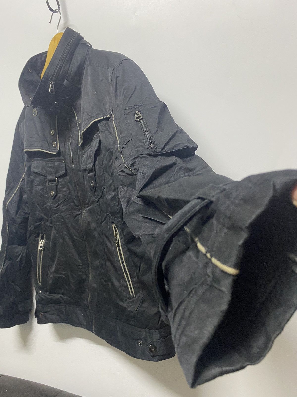 14th Addiction Create Barefoot Japanese Punk Style Multi Pocket Jacket Size US XL / EU 56 / 4 - 7 Thumbnail