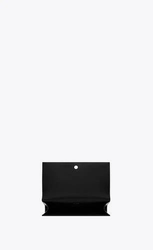 Saint Laurent Paris o1b1hav110125 Size: OS / Kate Clutch Brushed Leather Black Size ONE SIZE - 8 Thumbnail