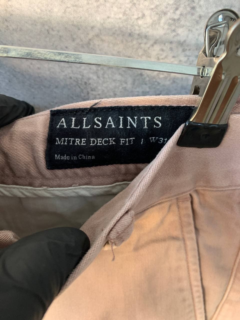 Allsaints × Designer × Japanese Brand ALLSAINTS Mitre Deck Shorts Pink / Peach Size US 31 - 9 Thumbnail