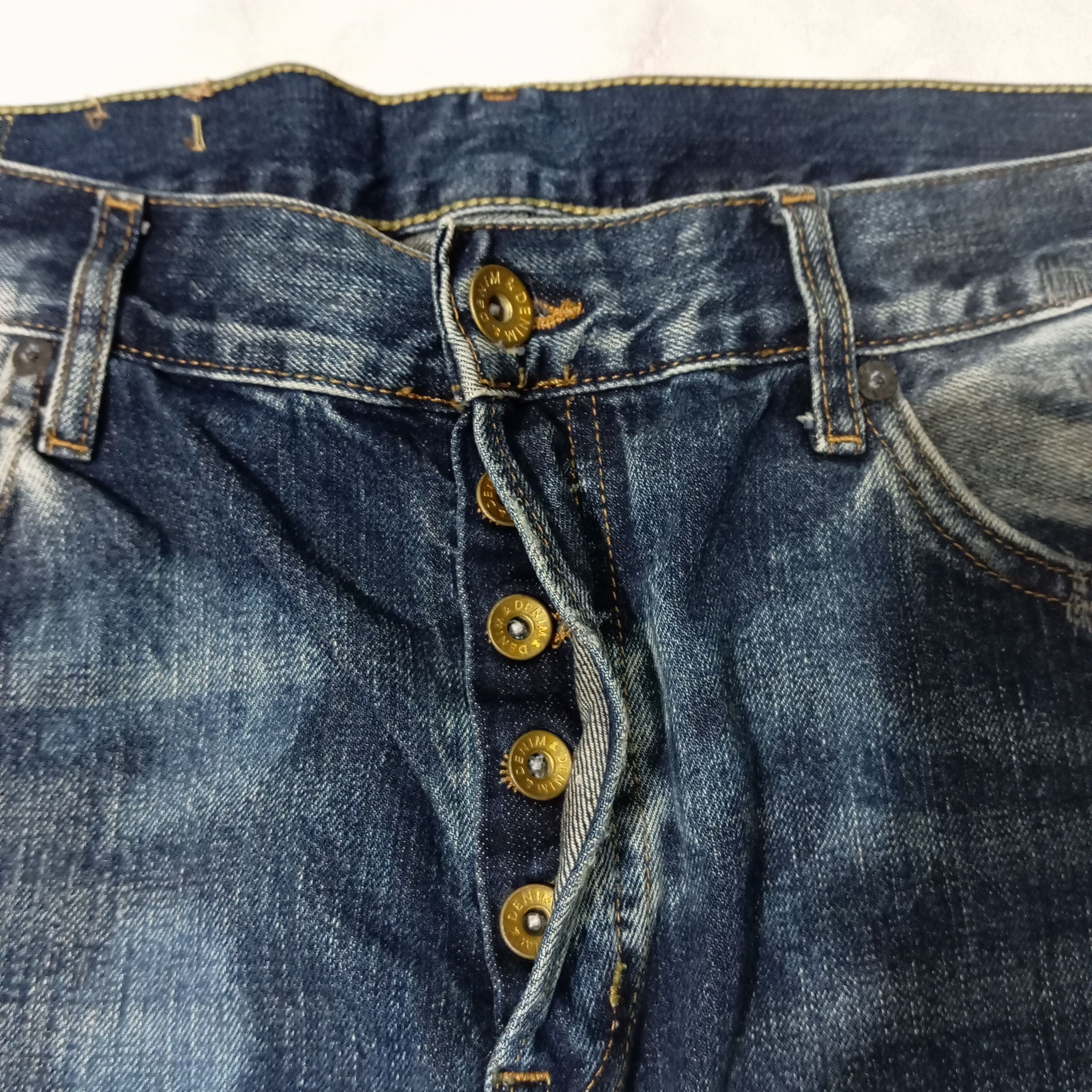 H&M H&M Bleach Distressed Denim Pants Size US 41 - 3 Thumbnail