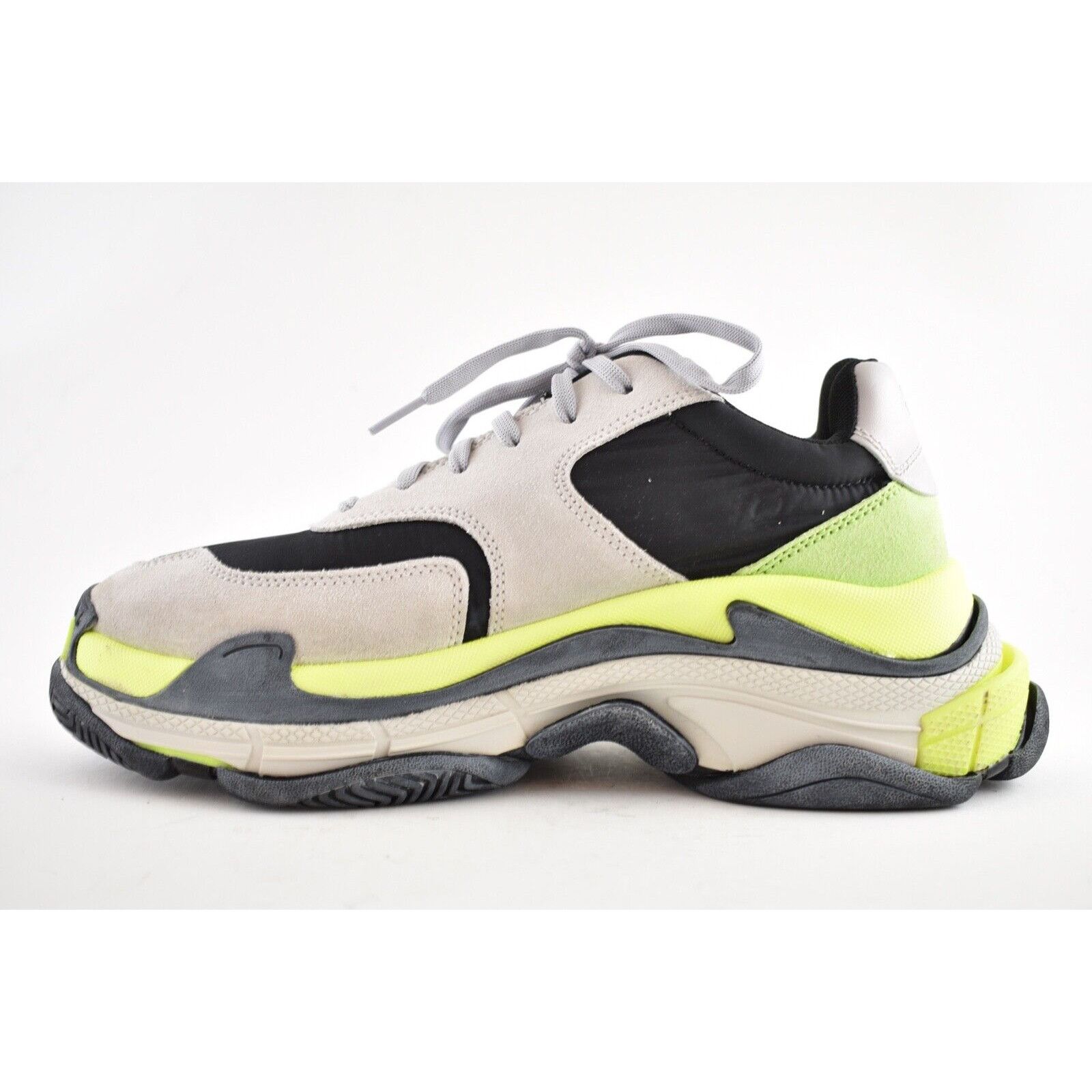 Balenciaga Balenciaga Triple S Mens V2 Black Grey Jaune Nylon Speed Size US 9 / EU 42 - 6 Thumbnail
