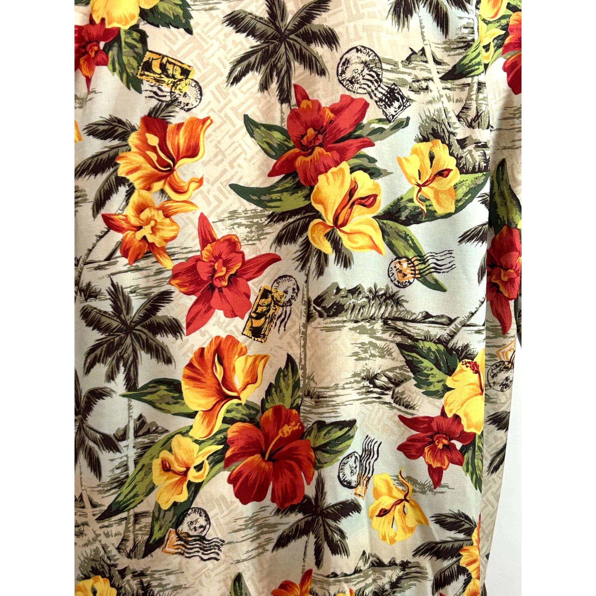 Lands' End Lands’ End Men’s Vtg Hawaiian Shirt M Short Sleeve Collared Size US M / EU 48-50 / 2 - 14 Thumbnail