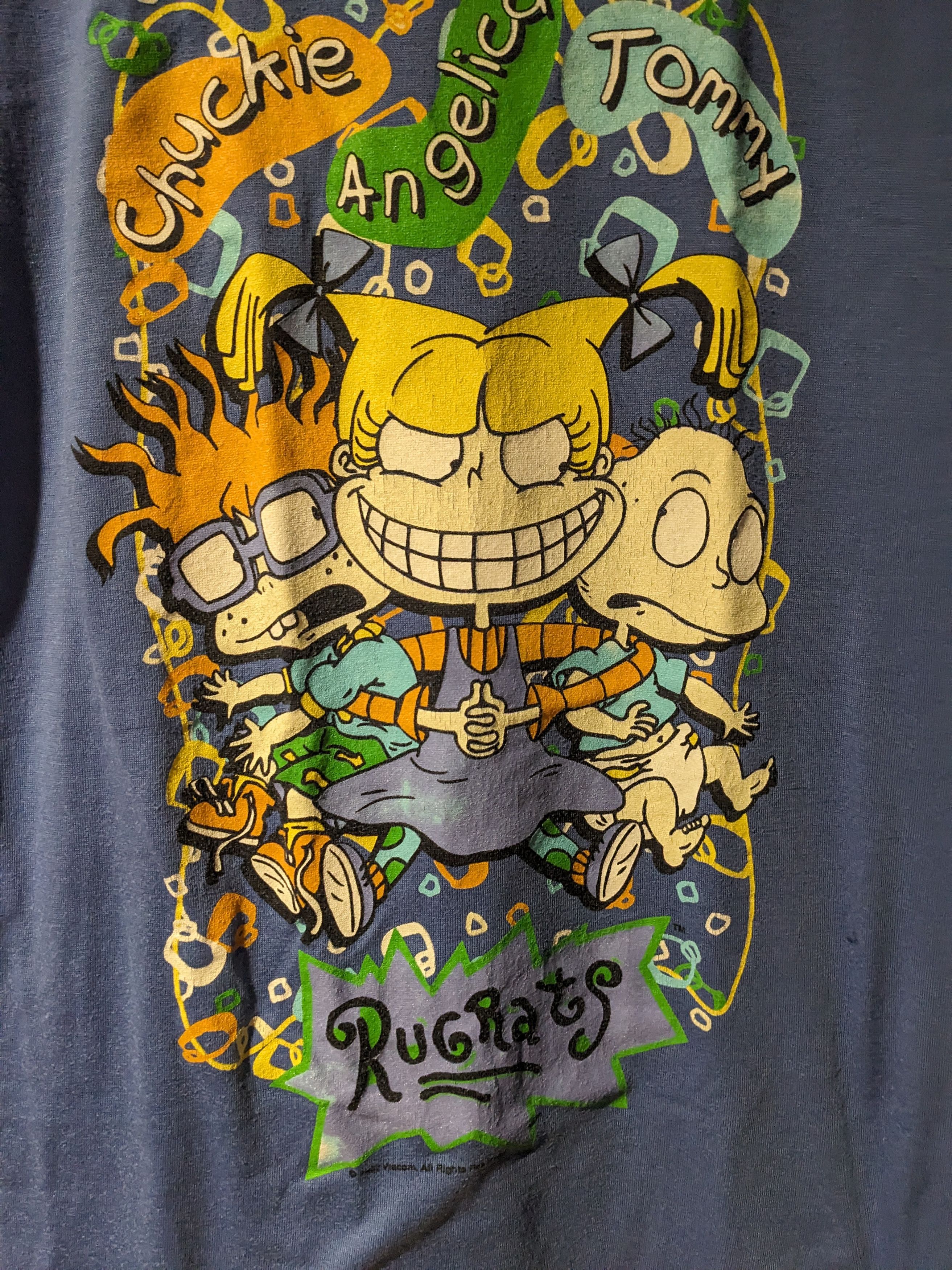Nickelodeon × Vintage Vintage 1997 Nickelodeon Rugrats Angelica Tommy T-Shirt Size US S / EU 44-46 / 1 - 2 Thumbnail