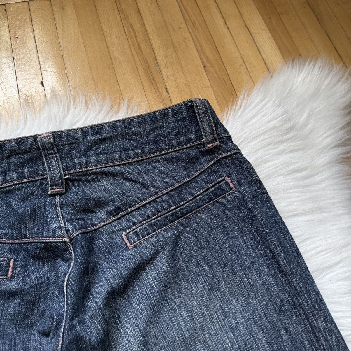 Just Cavalli 📌 Vintage Just Cavalli 00s Flared Bootcut Y2K Jeans Size 29" - 11 Thumbnail