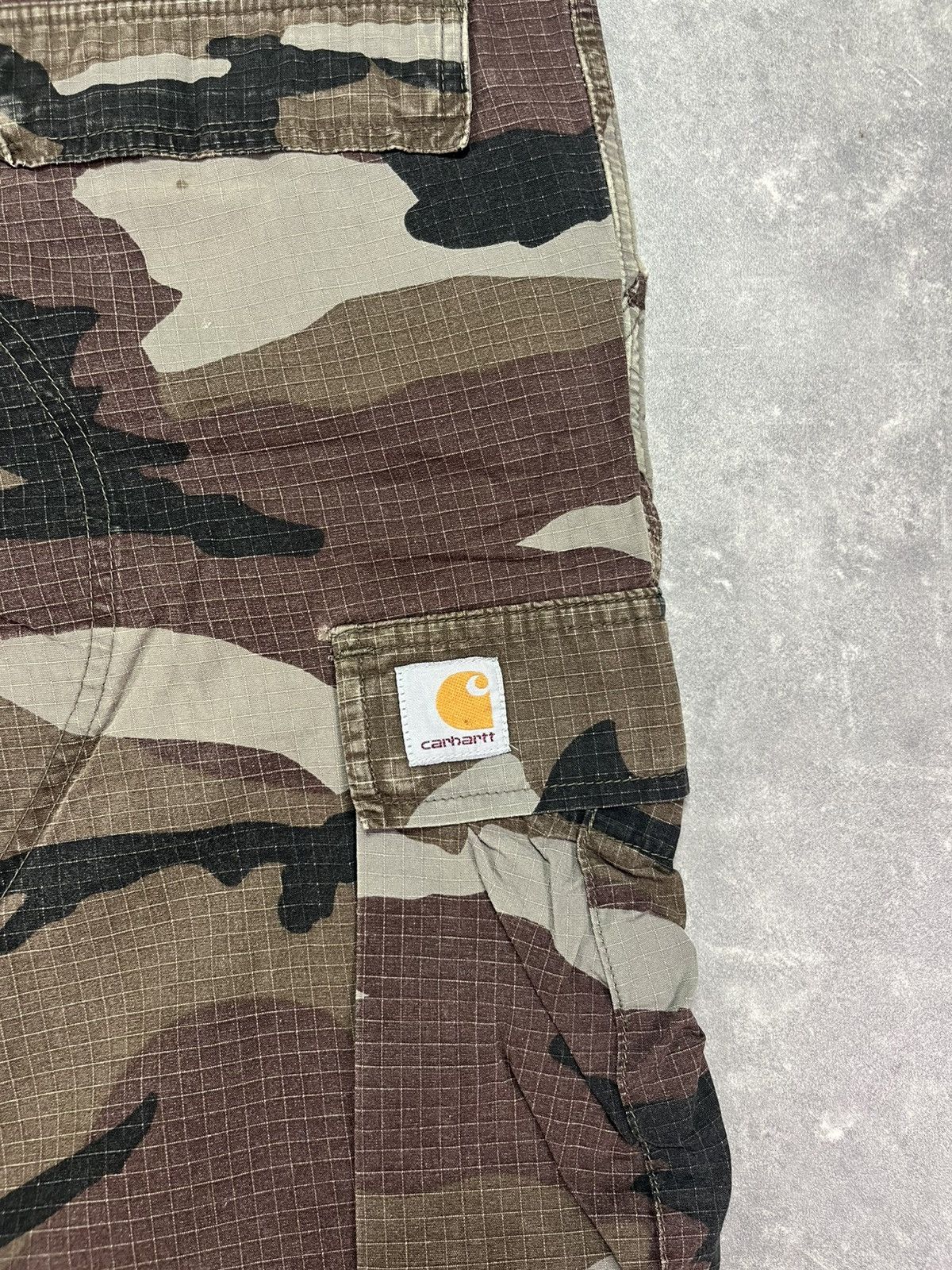 Carhartt Carhartt Camo Cargo Pants 31 32 Wide Leg Baggy Size US 32 / EU 48 - 10 Thumbnail
