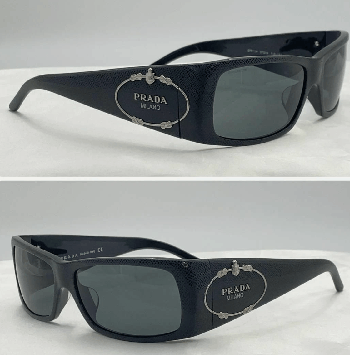 Prada PRADA Sunglasses SPR 11H 2004 Star Mask Fire Chrome Silver Size ONE SIZE - 1 Thumbnail