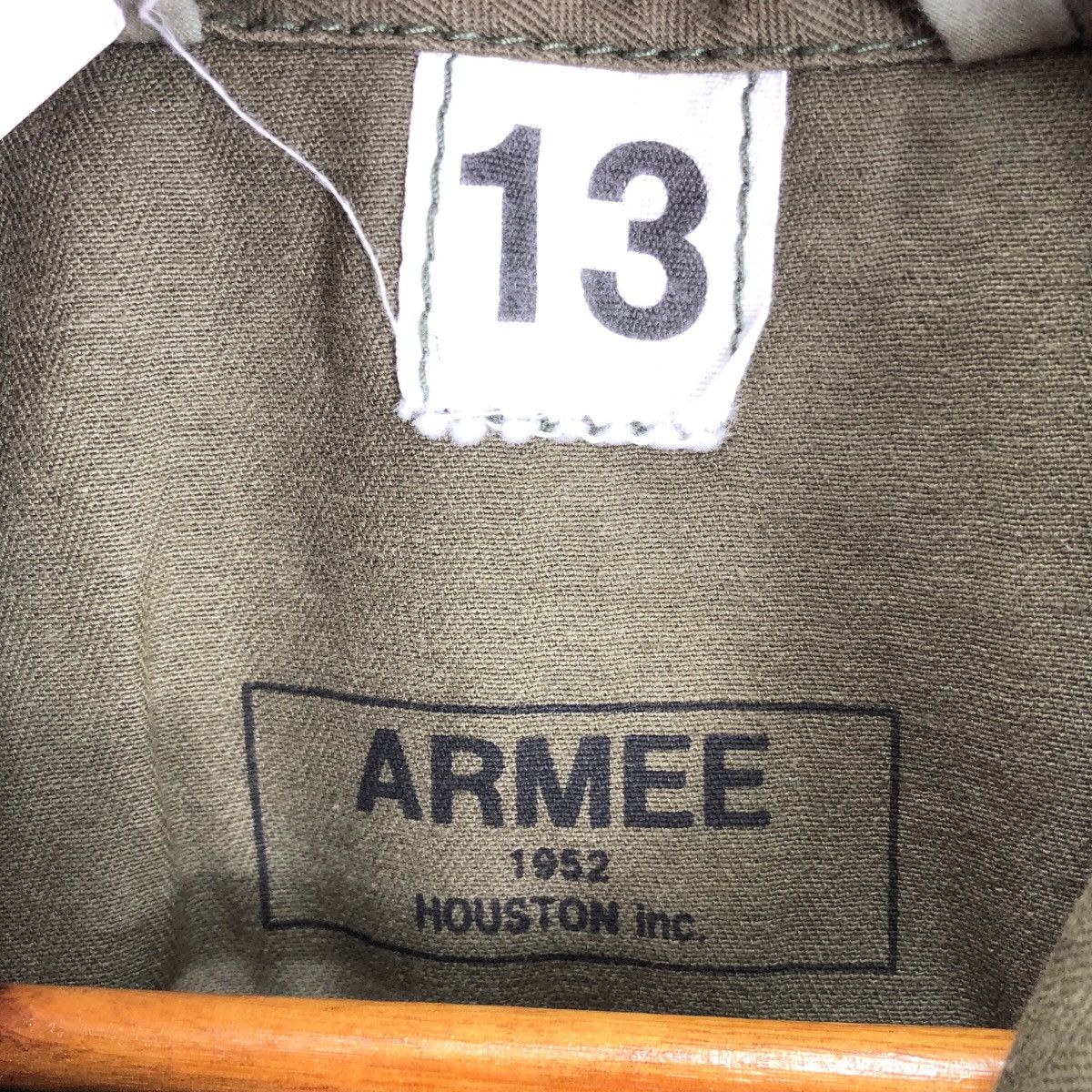 Other Vintage 80s 1952 ARMEE HOUSTON Green Army Four Pocket Jacket Size US M / EU 48-50 / 2 - 5 Thumbnail