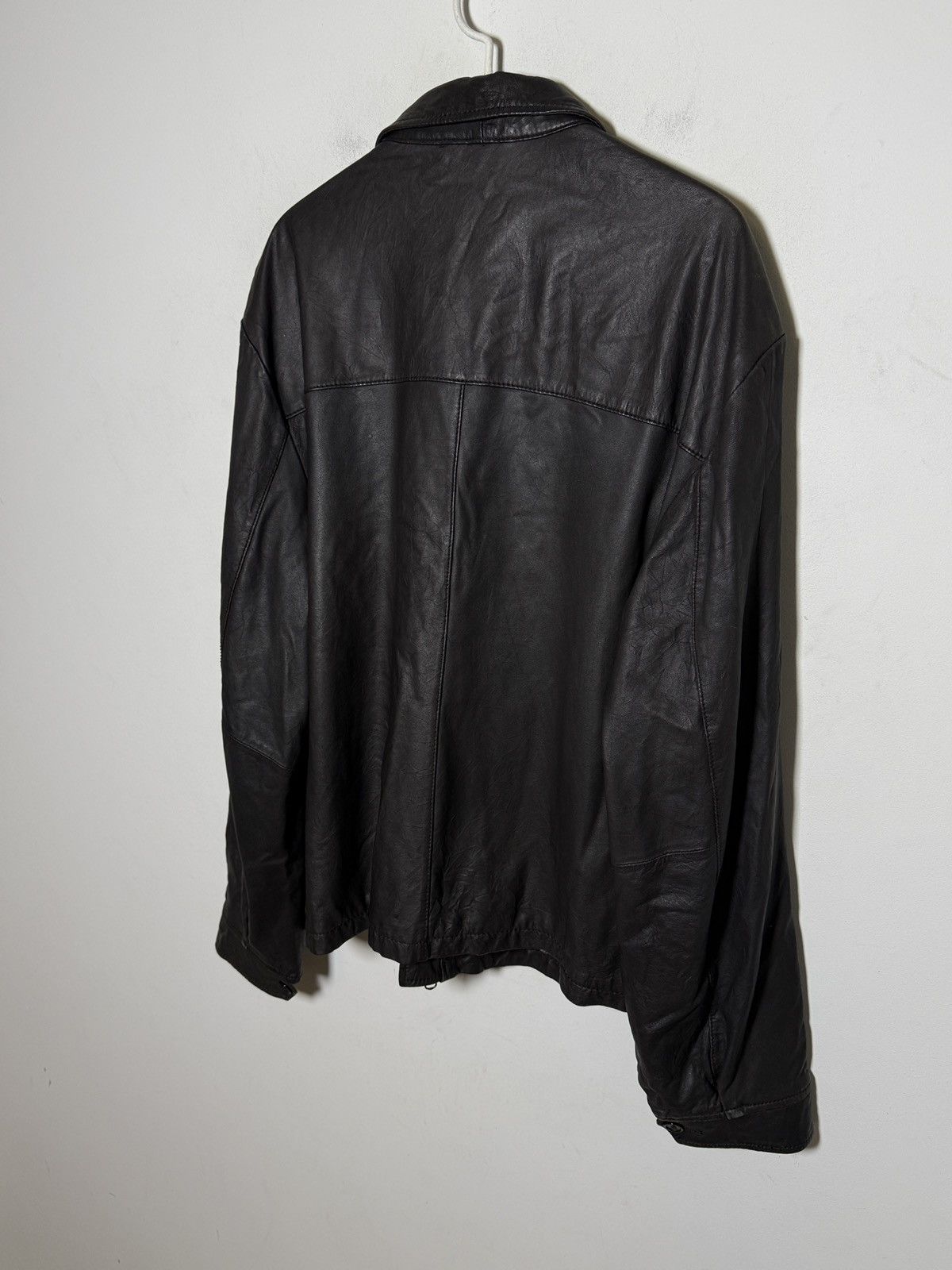 Giorgio Armani Armani Jeans y2k leather jacket Size US XL / EU 56 / 4 - 7 Thumbnail