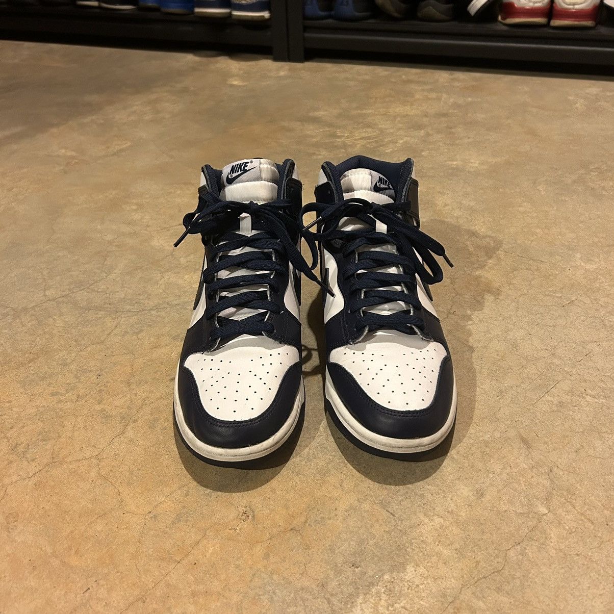 Nike Nike Dunk High Villanova Championship Navy 2021 US 11 Size US 11 / EU 44 - 3 Thumbnail