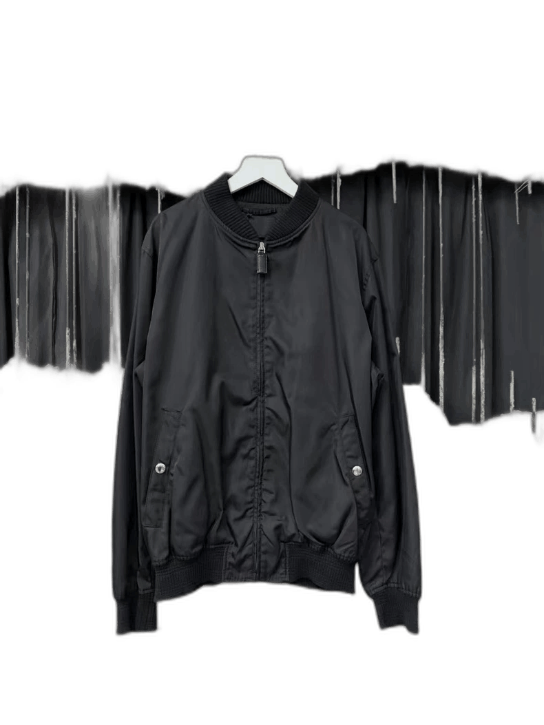 Prada Prada Black Nylon Bomber Jacket -2505 Size US XL / EU 56 / 4 - 1 Thumbnail