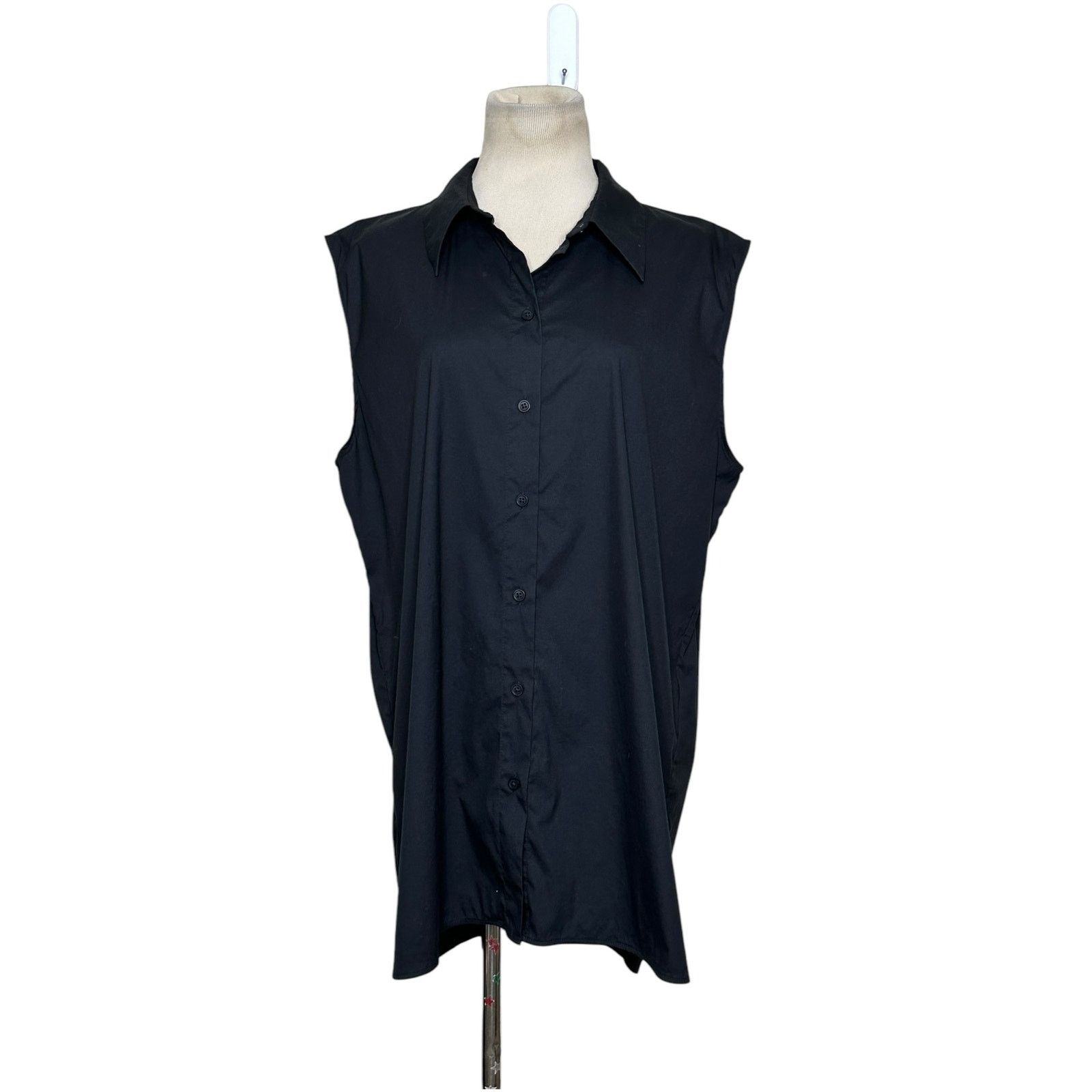 Cos Cos black sleeveless collard buttoned shirt size 14 Size XL / US 12-14 / IT 48-50 - 1 Thumbnail