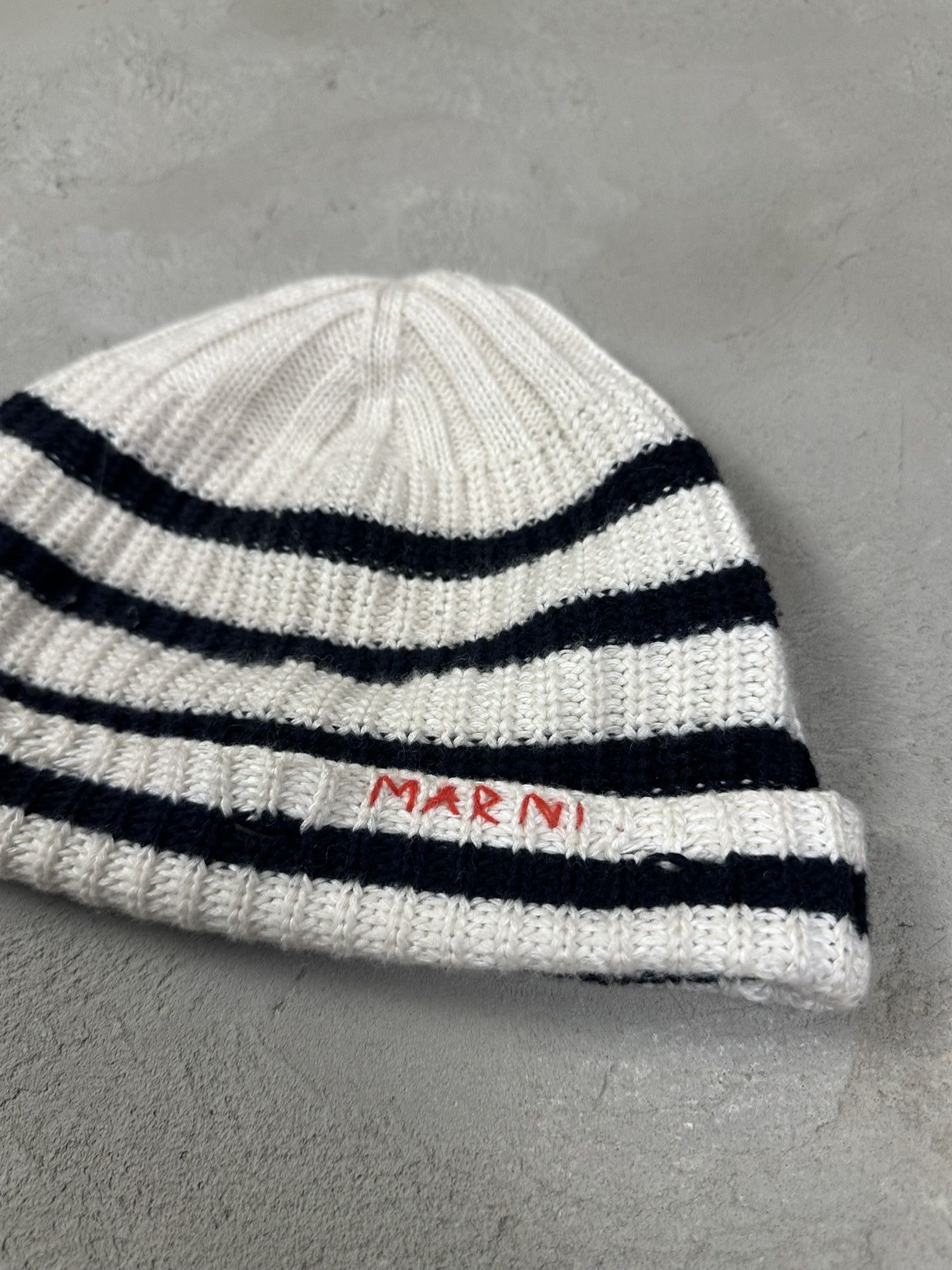 Marni Marni Wool Knit Stripped Beanie Size ONE SIZE - 3 Thumbnail