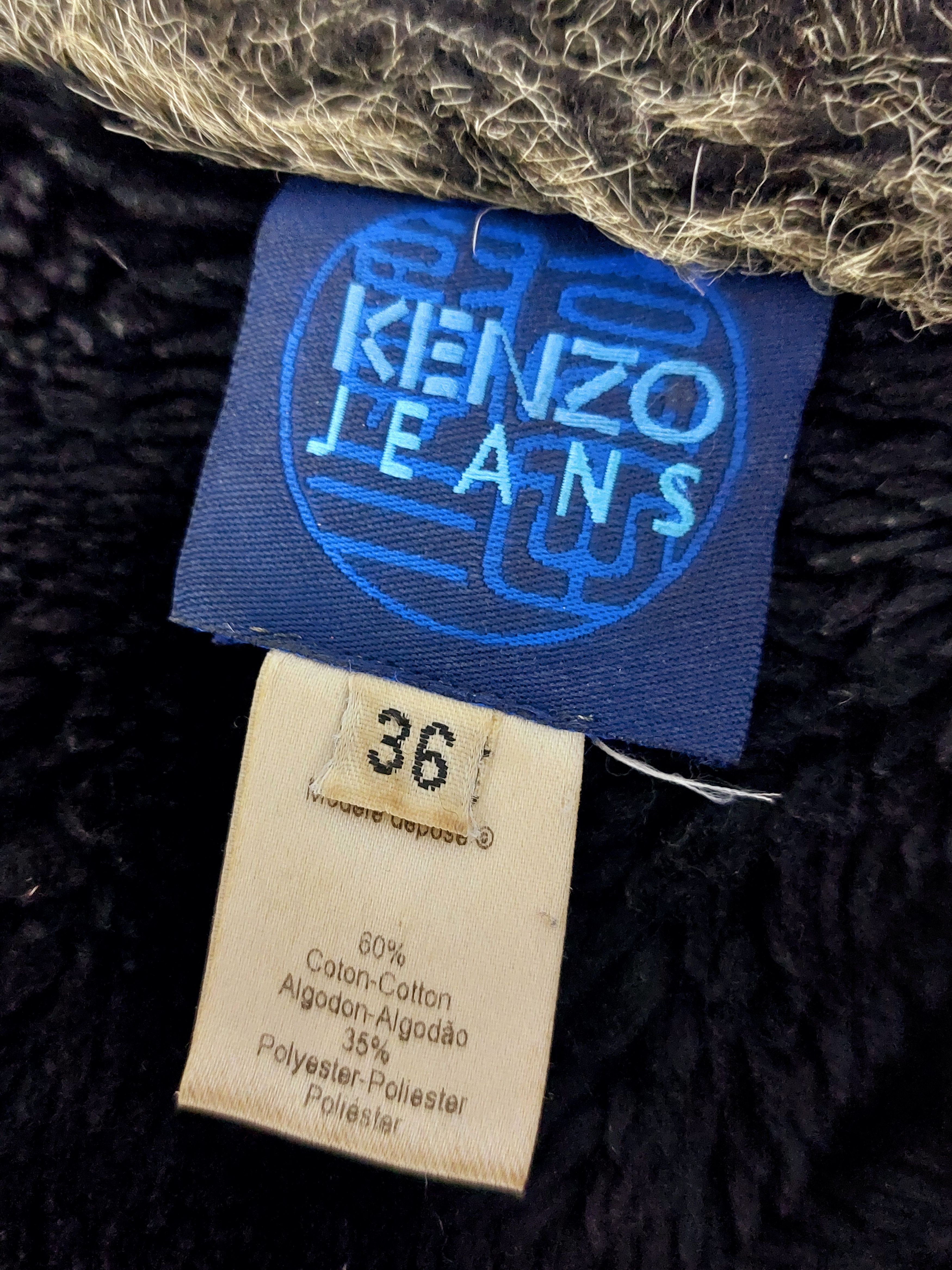 Kenzo Kenzo Jeans Japanese Asian Dragon Faux Fur Coat Jacket Size S / US 4 / IT 40 - 15 Thumbnail