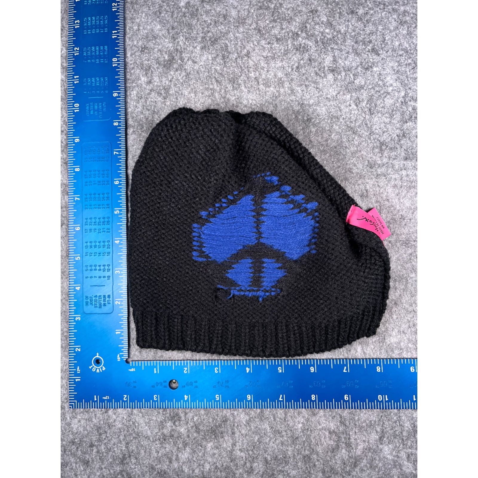 Betsey Johnson Betsey Johnson Beanie Toque Women One Size Black Knit Bow Adjustable Lightweight Size ONE SIZE - 5 Thumbnail