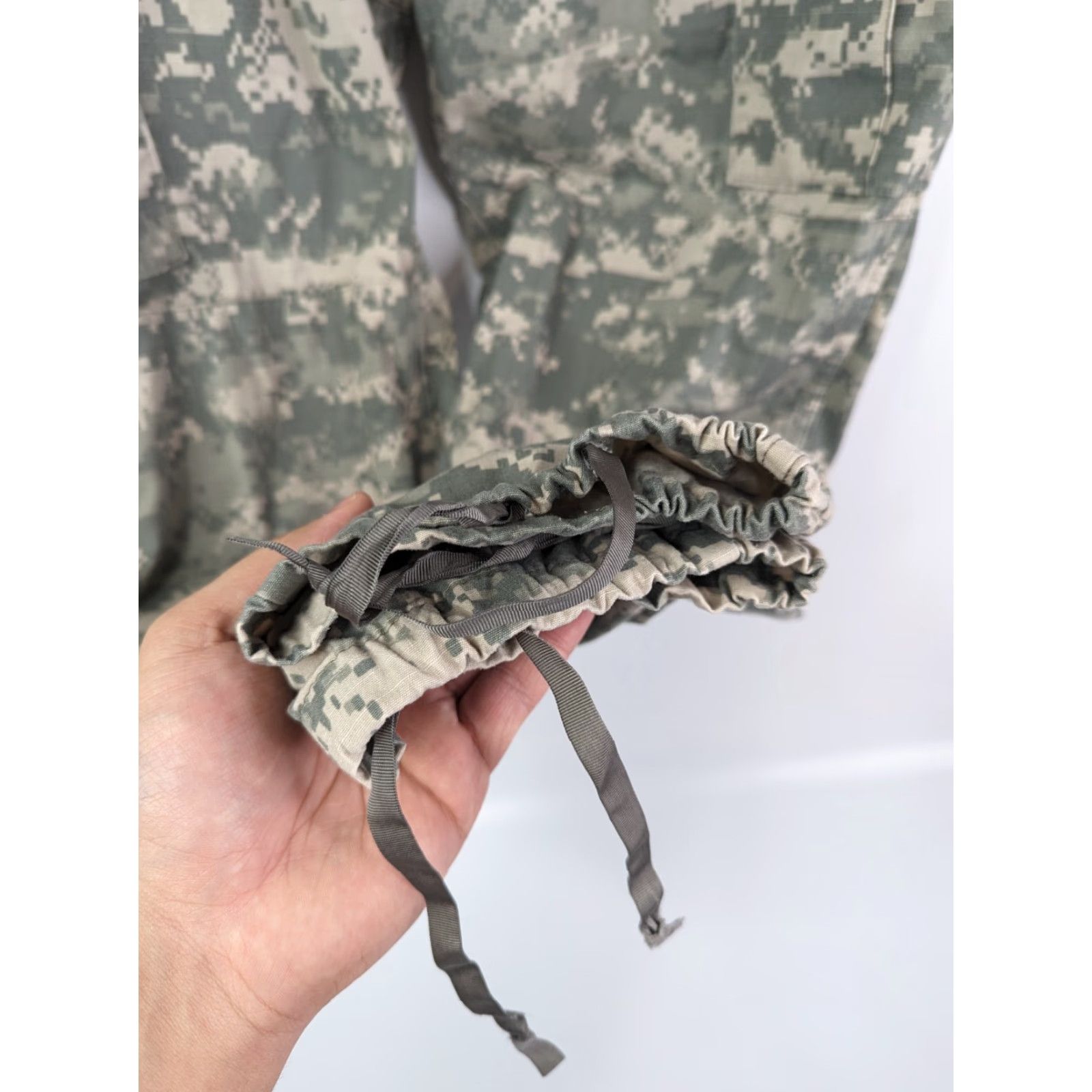 Vintage Army Combat Uniform Trousers Pants S Short Digital Camo Mens Navy Nylon Cotton Inseam 28" US Military SP M100-05-D-0427 Size US 29 - 5 Thumbnail