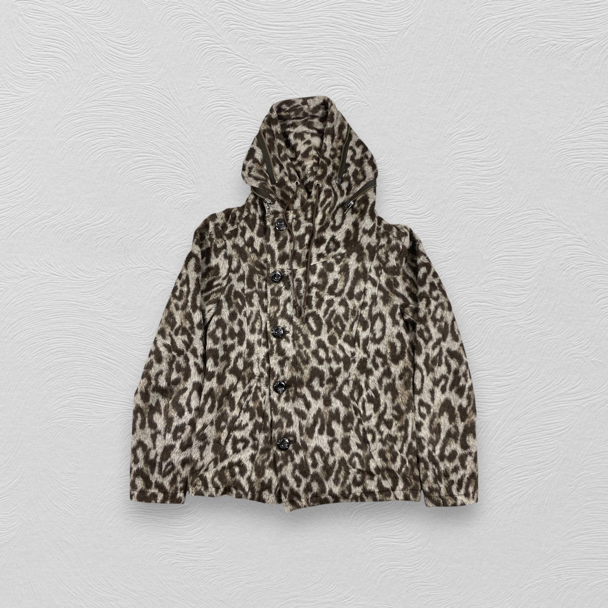 If Six Was Nine Tornado Mart Japan Leopard Fur Faux Jacket -J260 Size S / US 4 / IT 40 - 1 Thumbnail