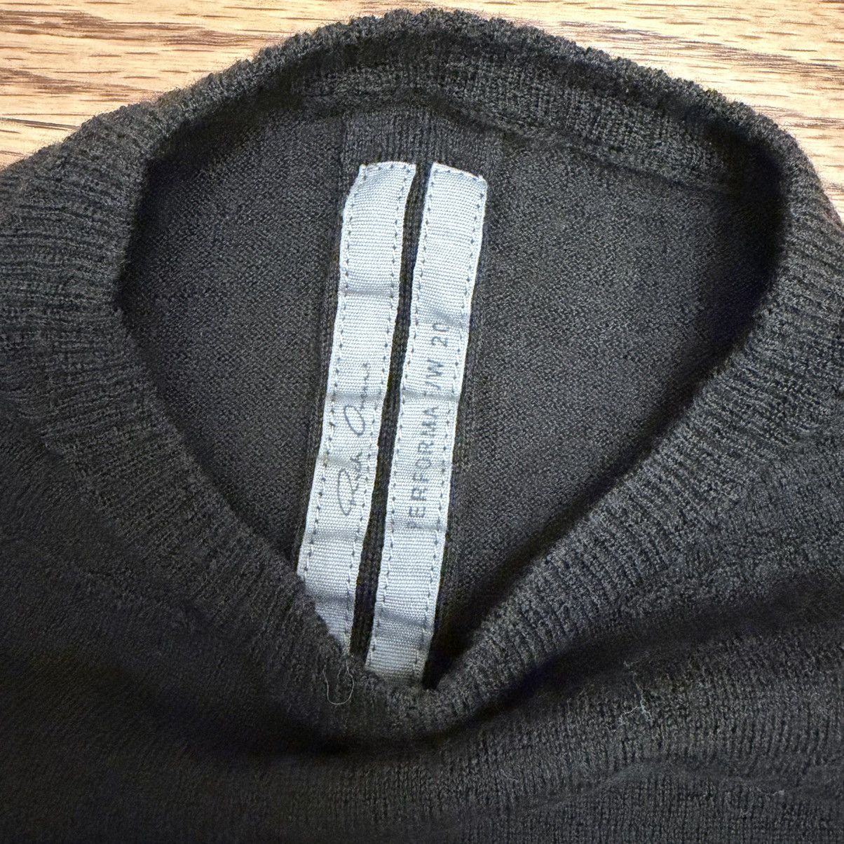Rick Owens FW20 Performa Wool Biker Sweater Size US S / EU 44-46 / 1 - 3 Thumbnail