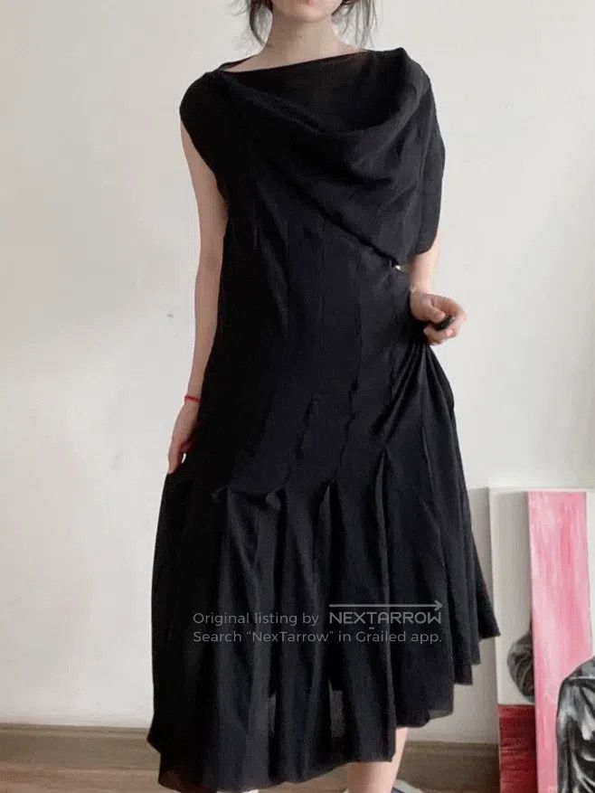 Junya Watanabe Junya Watanabe Dress Deformable Cascading Pleats Size S / US 4 / IT 40 - 2 Thumbnail