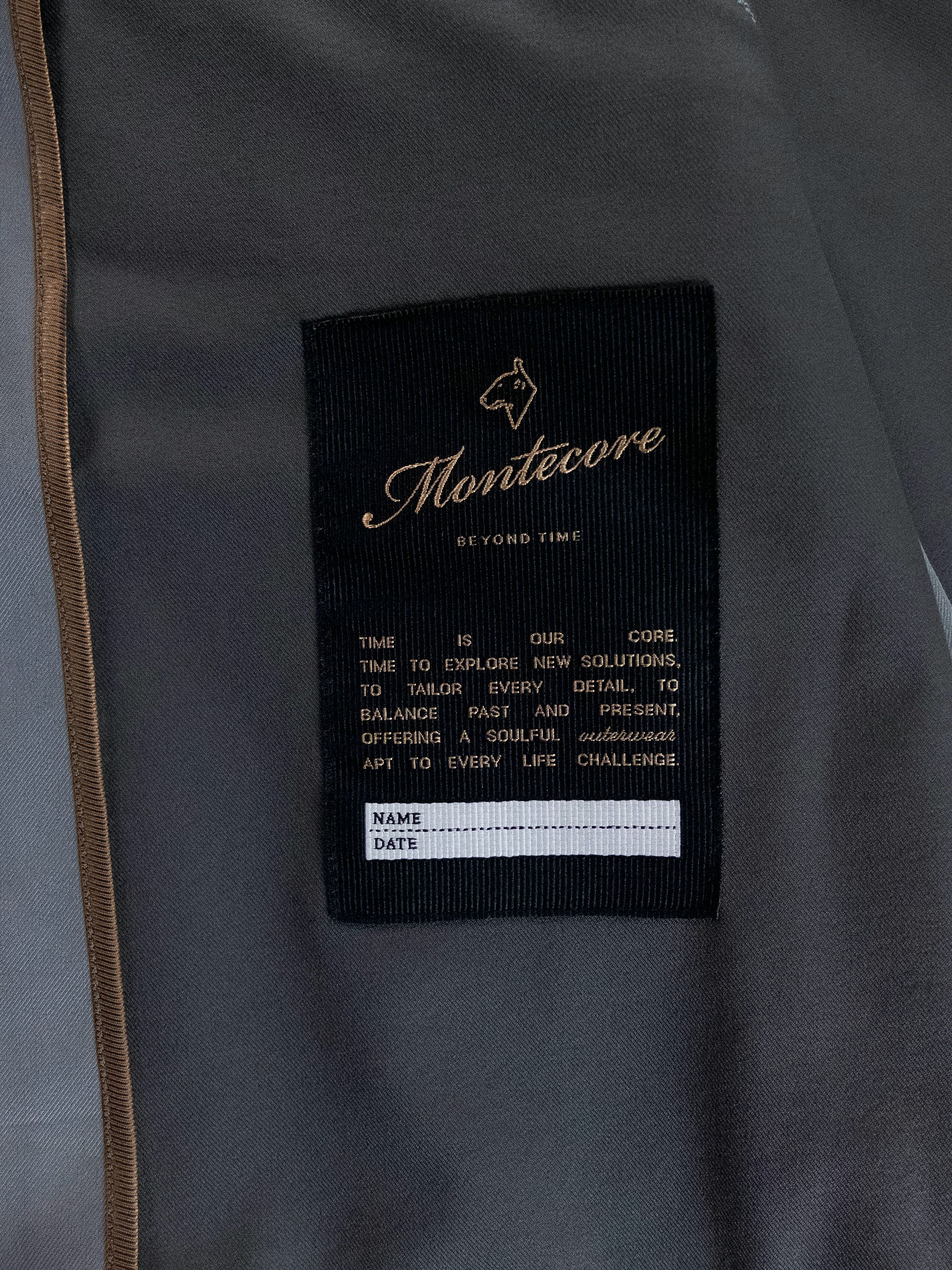 Montecore MONTECORE Italy gray nylon coat jacket Size XL Size US XL / EU 56 / 4 - 8 Thumbnail