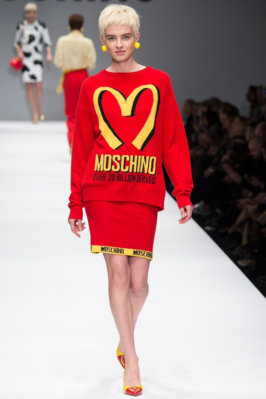 Moschino Moschino McDonalds 2014 RunwayJeremy Scott Cashmere Sweater Size US S / EU 44-46 / 1 - 1 Thumbnail