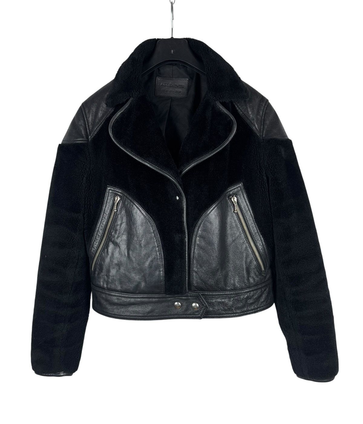 Allsaints All Saints Zola Lux Jacket Sheep Leather Teddy size US6 UK10 Size M / US 6-8 / IT 42-44 - 9 Thumbnail
