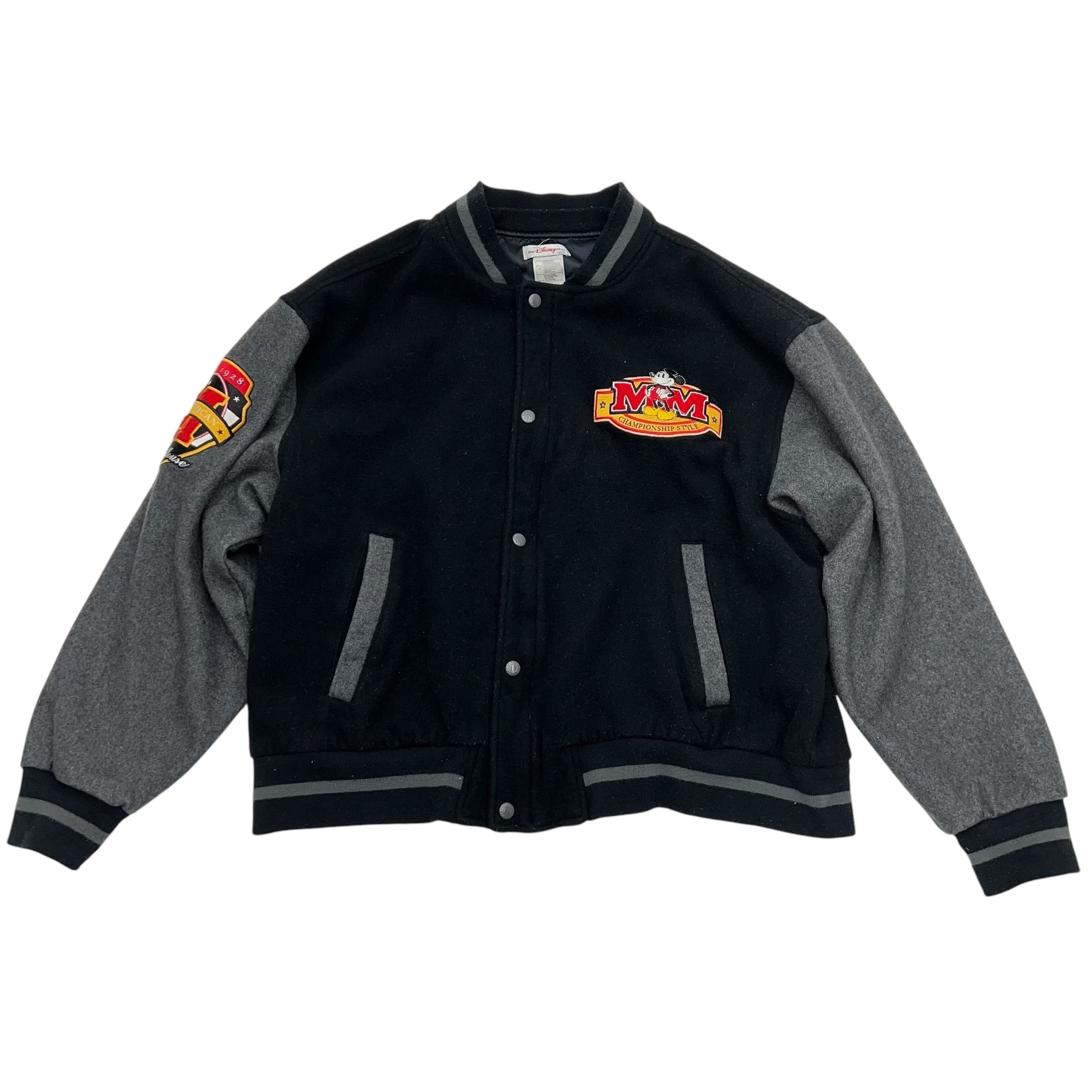 Disney × Mickey Mouse × Vintage Vintage Mickey Mouse Varsity Jacket Size US XL / EU 56 / 4 - 7 Thumbnail
