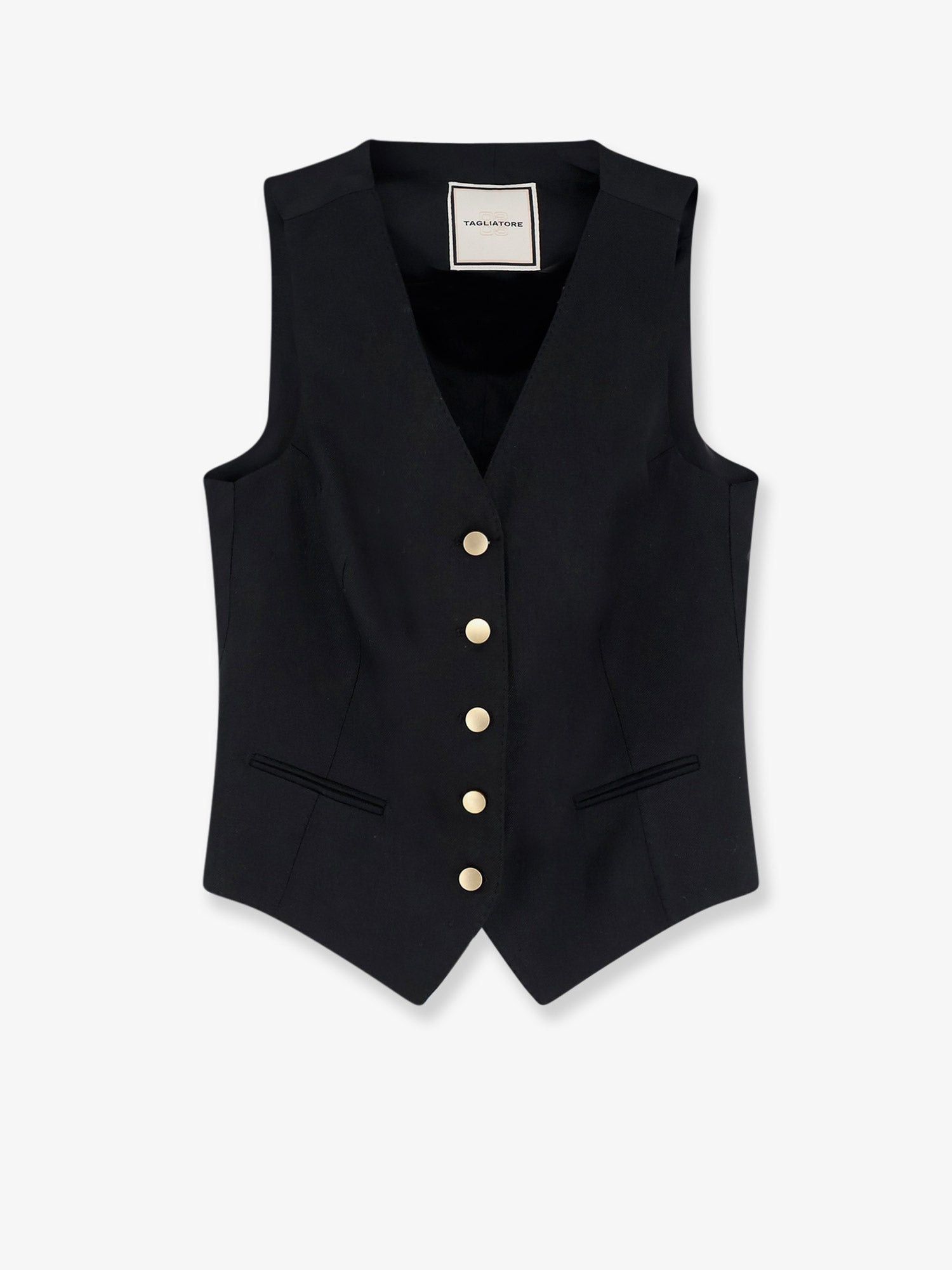 Tagliatore Linen Vest Size S / US 4 / IT 40 - 1 Thumbnail