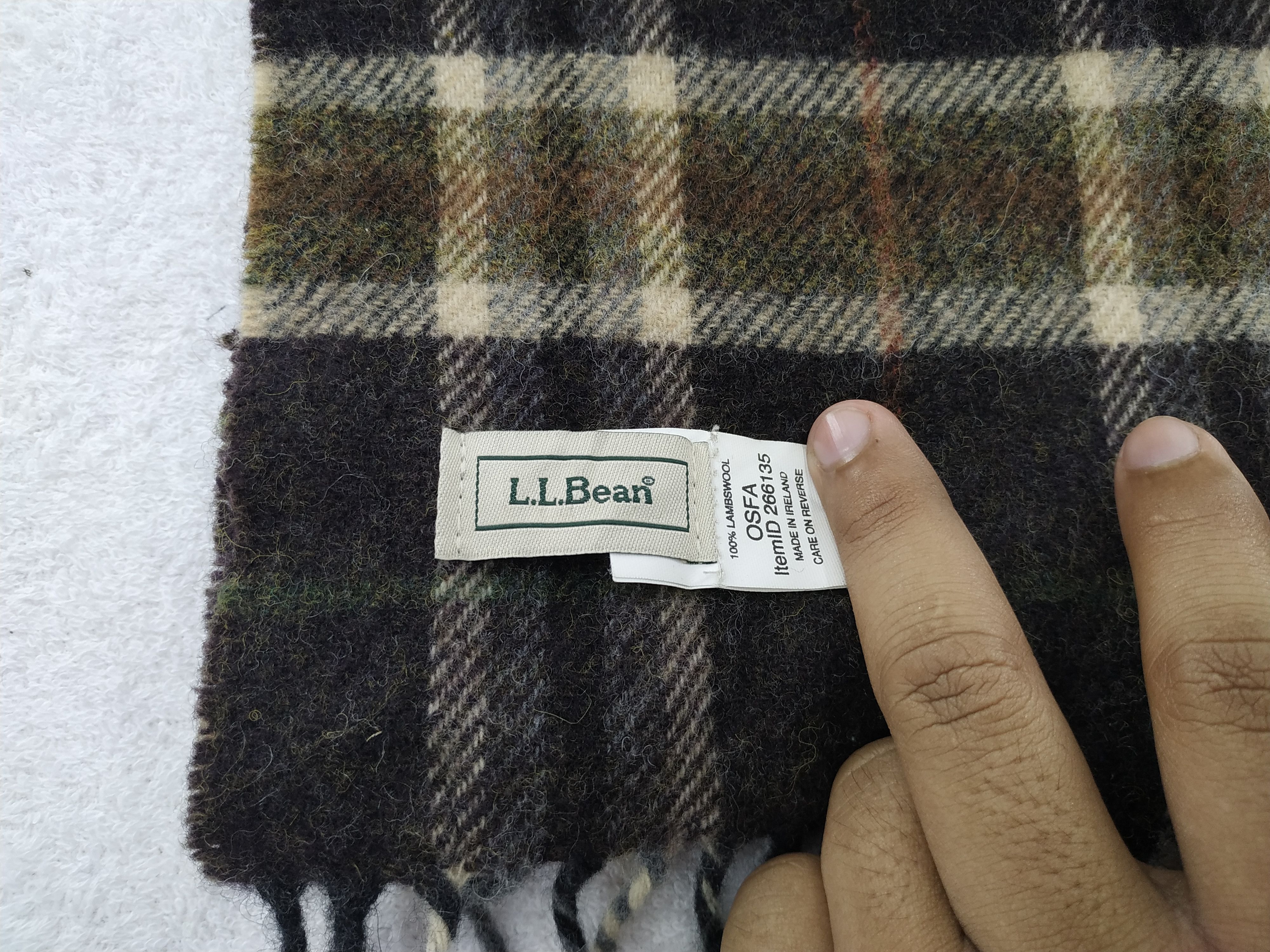 L.L. Bean Vintage L.L. Bean Wool Scarf/Muffler/Neckwear MF035 Size ONE SIZE - 5 Thumbnail