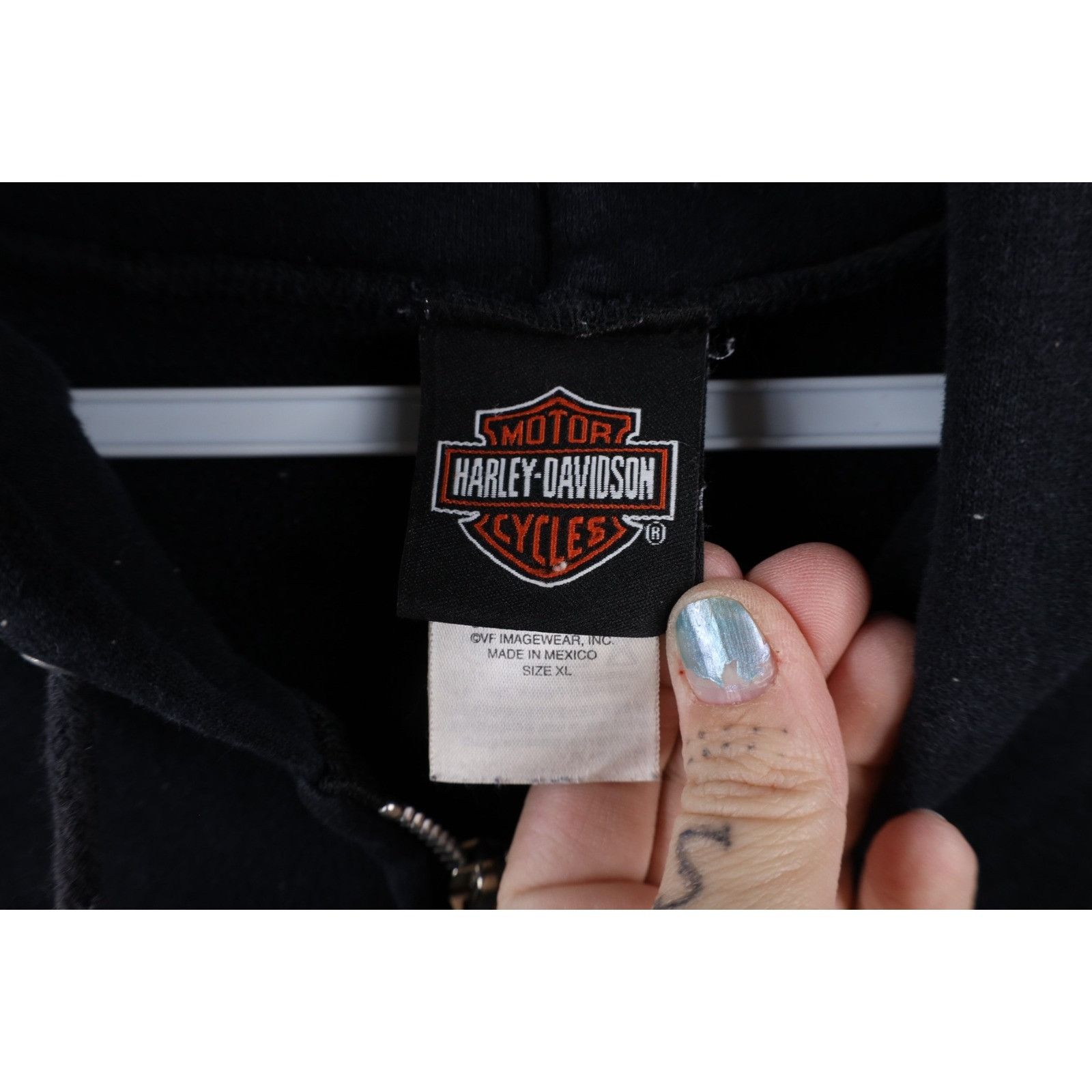 Harley Davidson Vintage Y2K Harley Davidson Ohio Bike Week Fire Hoodie Size US XL / EU 56 / 4 - 9 Thumbnail