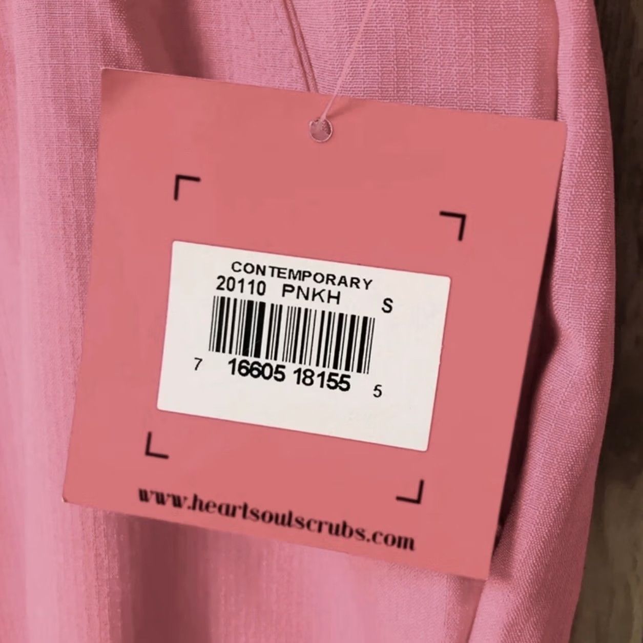 Pinko Heartsoul Women Pink Break On Through Low Rise Drawstring Nursing Scrub Pants S Size 28" / US 6 / IT 42 - 3 Thumbnail