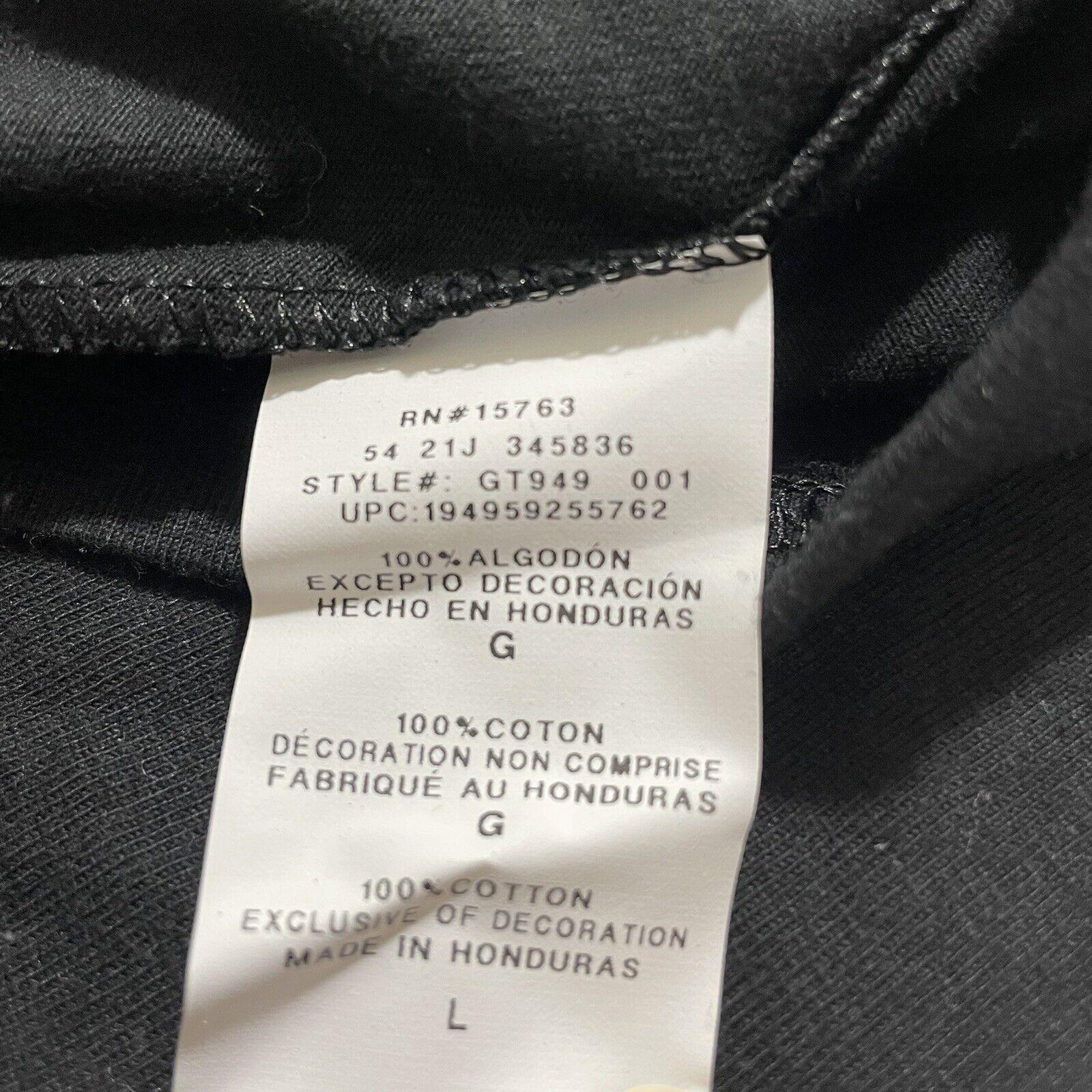 Champion Champion Black Cotton Graphic Tee Animal Print Logo T Shirt Size L / US 10 / IT 46 - 9 Thumbnail