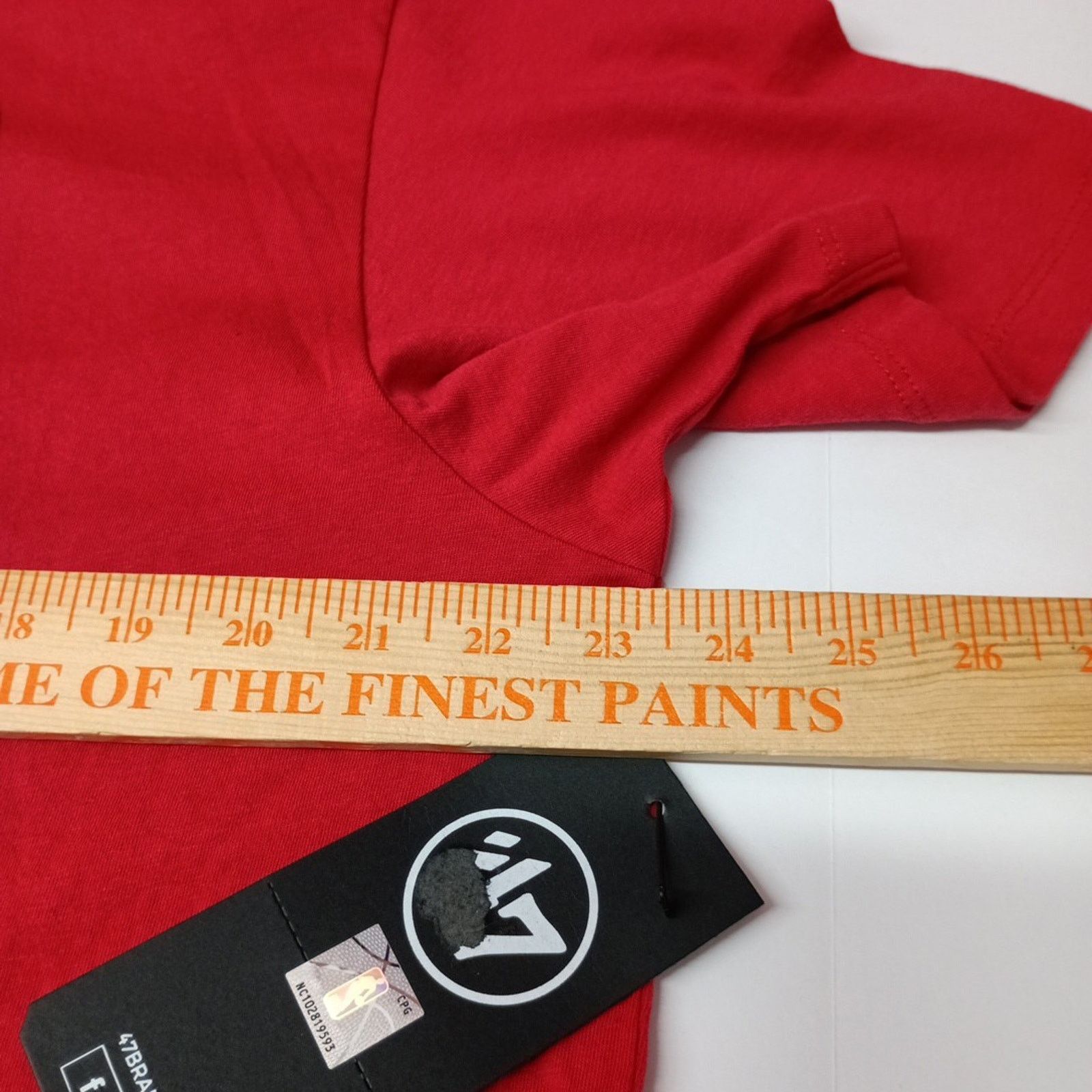 47 Brand Chicago Bulls Basketball T-Shirt Men's XL Red Tee '47 Brand Size US XL / EU 56 / 4 - 4 Thumbnail