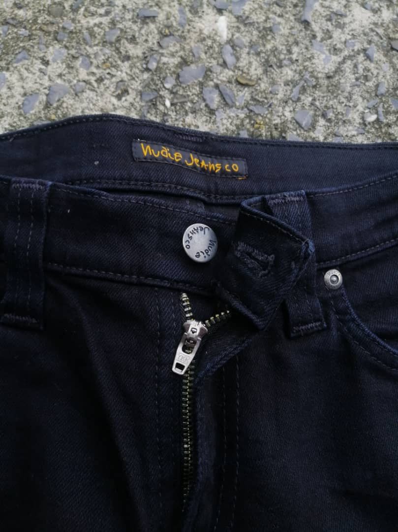 Nudie Jeans Nudie Jeans N796 Tight Long John Org. Black Black Jeans Size 28" / US 6 / IT 42 - 4 Thumbnail
