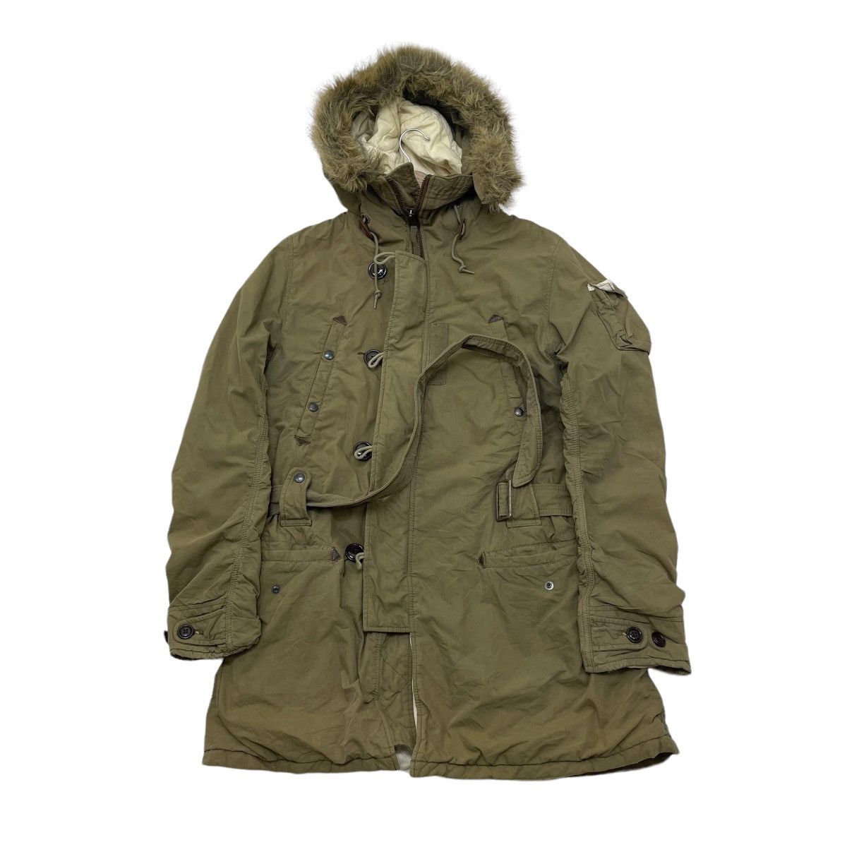 Japanese Brand × Johnbull Japanese Brand John Bull Overcoat Army Style Jacket Size US M / EU 48-50 / 2 - 1 Thumbnail