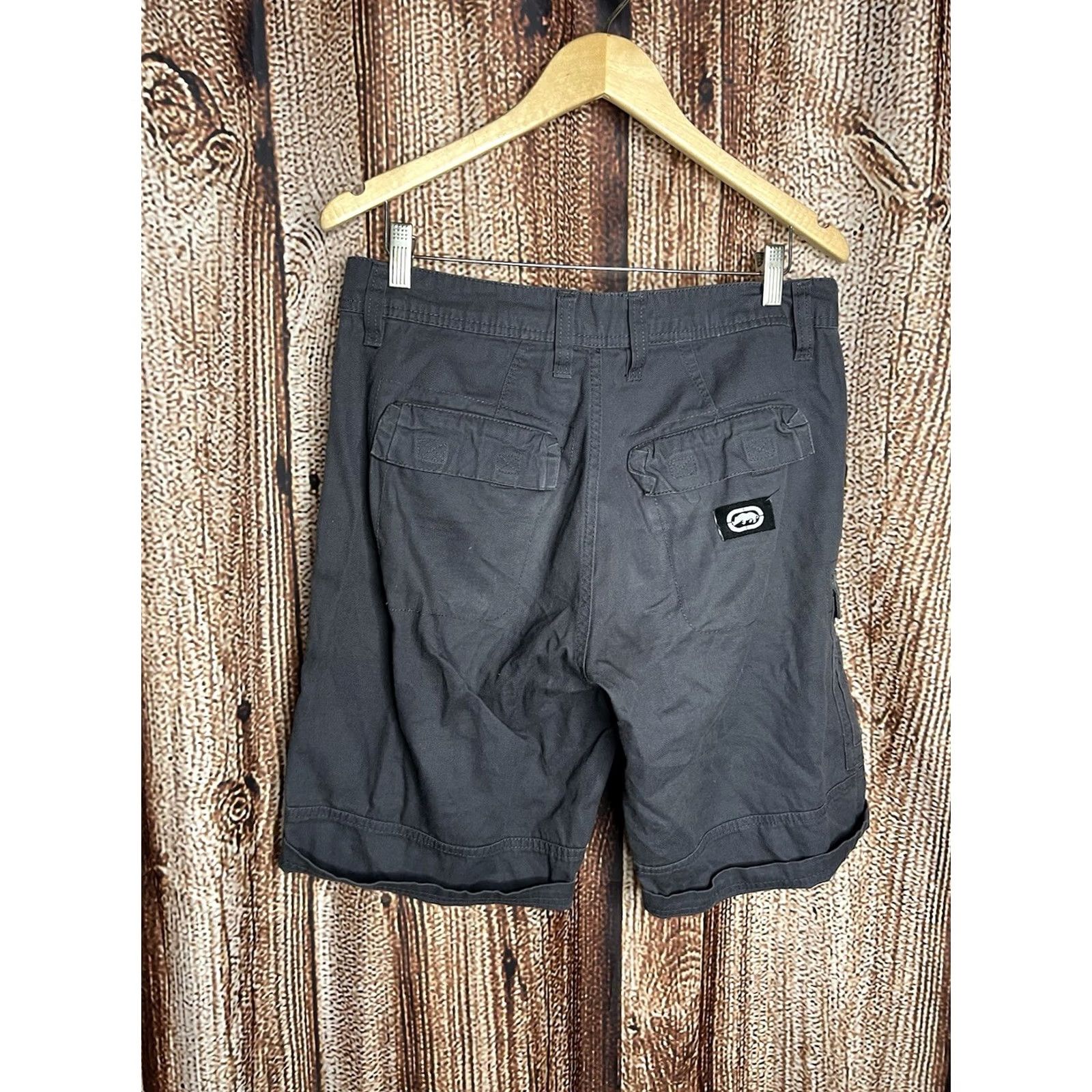 Ecko Unltd. Ecko Unltd Mens Gray Cargo Shorts Size 30 Size US 30 / EU 46 - 2 Thumbnail
