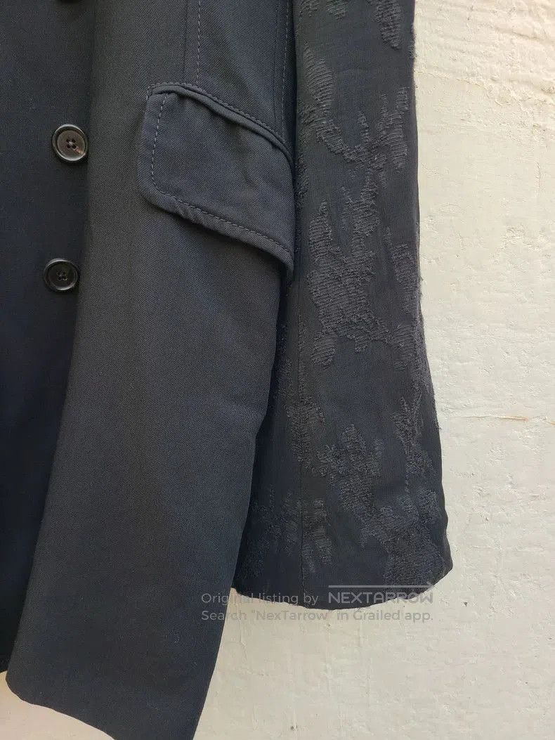 Ann Demeulemeester Ann Demeulemeester Embroidered Black Blazer . Size US S / EU 44-46 / 1 - 6 Thumbnail