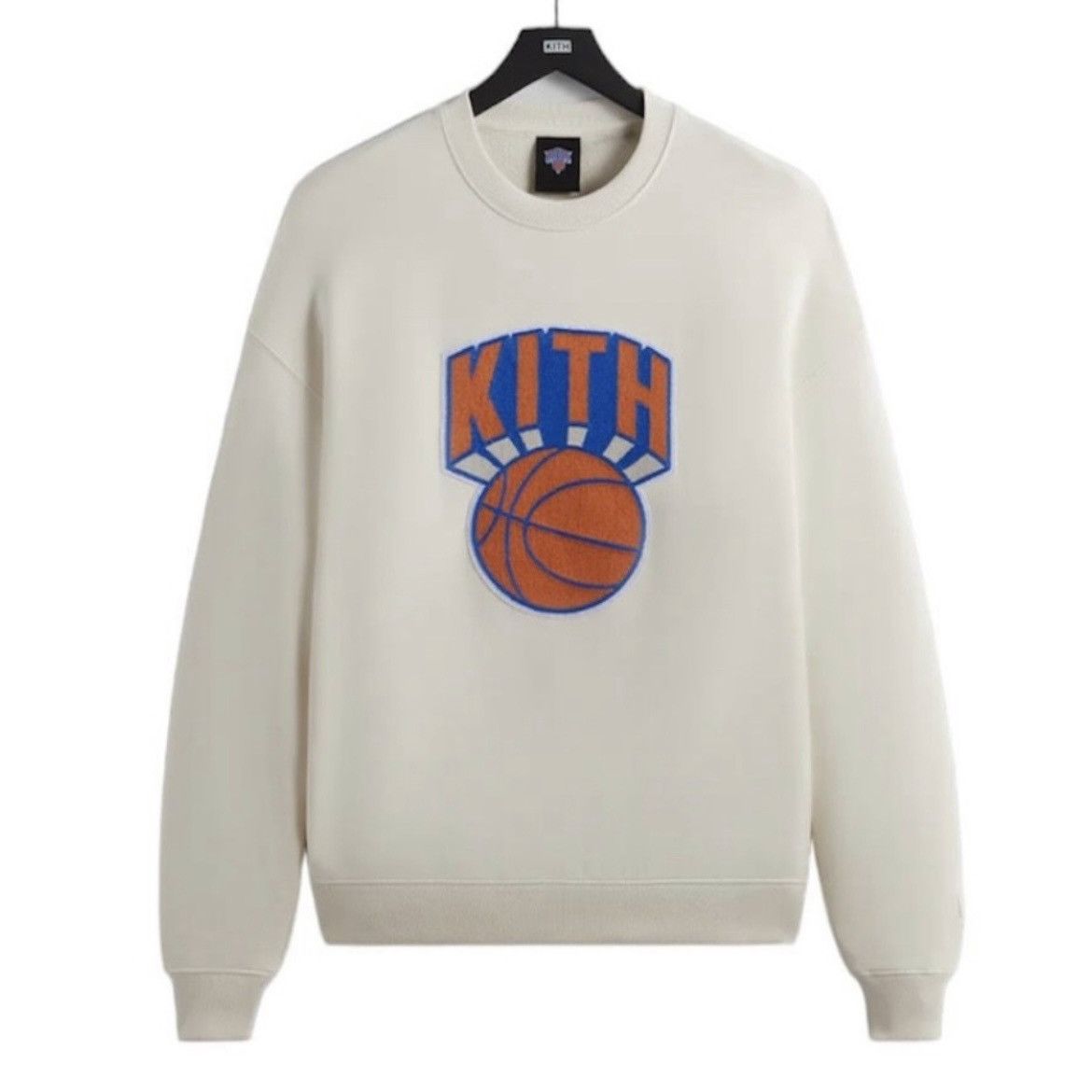 Kith × NBA KITH x New York KNICKS Retro NY Nelson Crewneck Sweater Size US XXL / EU 58 / 5 - 1 Thumbnail