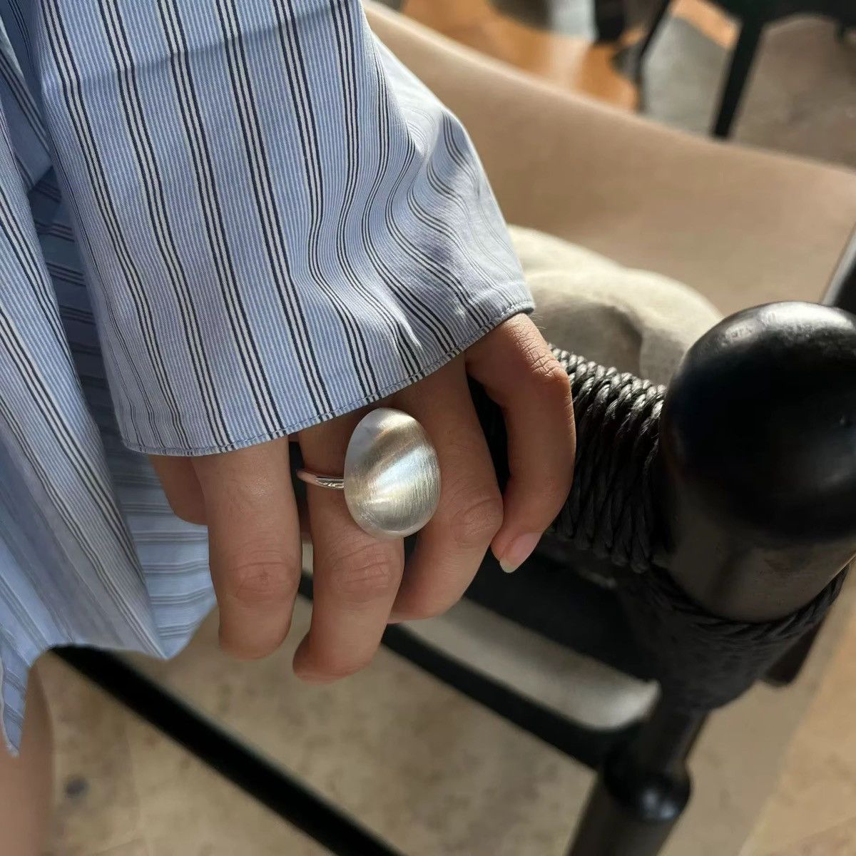 Jewelry Vintage Square Geometric Irregular Retro Rings Men’s Women’s Size ONE SIZE - 5 Thumbnail