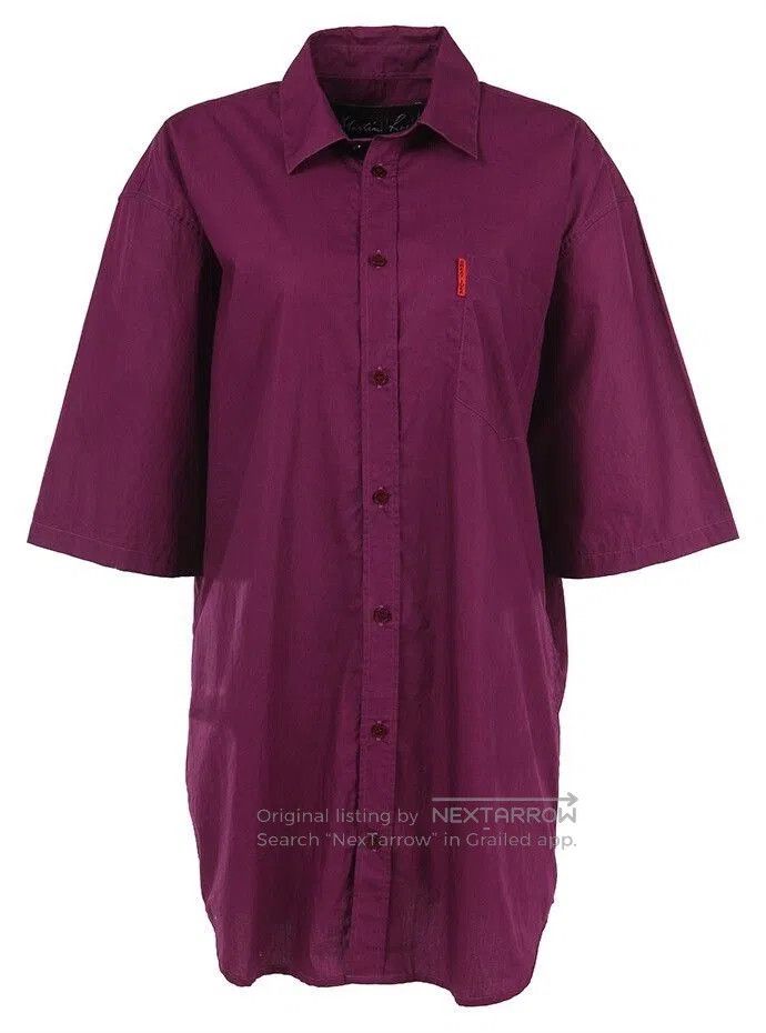 Martine Rose Martine Rose Purple Loose Fit Shirt. Size US XS / EU 42 / 0 - 1 Thumbnail