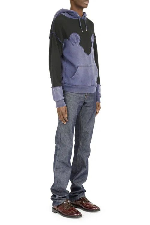Maison Margiela o1mle0326 Margiela Western Decortique Hoodie in Vintage Blue Size US M / EU 48-50 / 2 - 5 Thumbnail