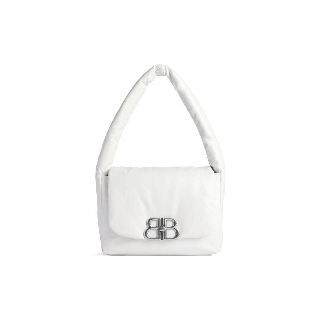 Balenciaga Monaco Small Sling Bag in White Size ONE SIZE - 1 Thumbnail