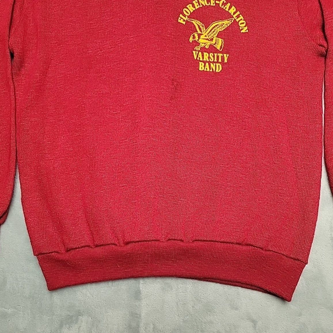 Vintage VINTAGE Florence Carlton Sweater Womens S Red Knit 70s 80s Varsity Montana USA Florence Carlton Sweater Womens S Red Knit 70s 80s Varsity Montana USA Size S / US 4 / IT 40 - 2 Thumbnail