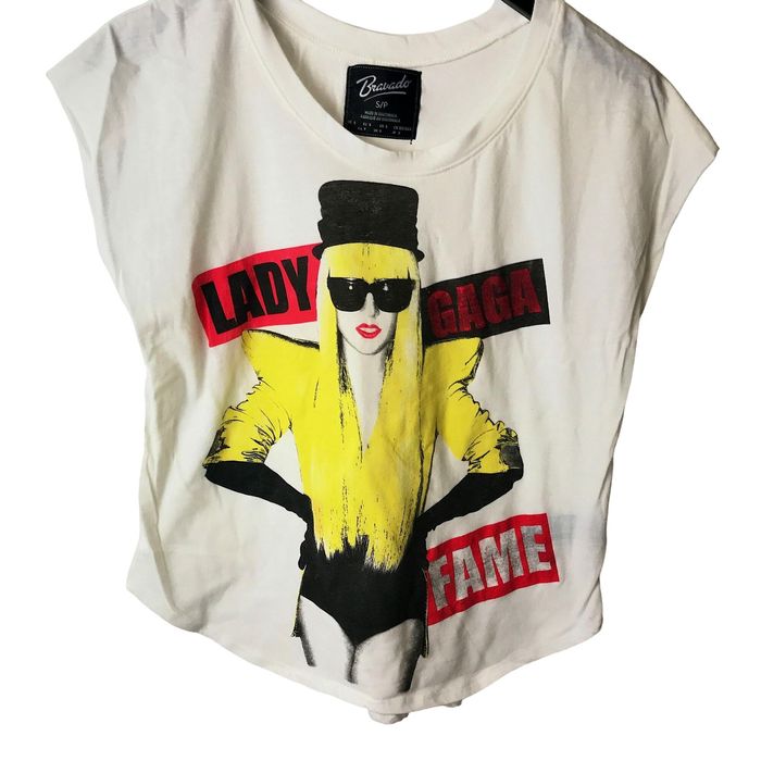 Urban Outfitters Lady Gaga Fame Tank Top White Small S Singer Actress ...