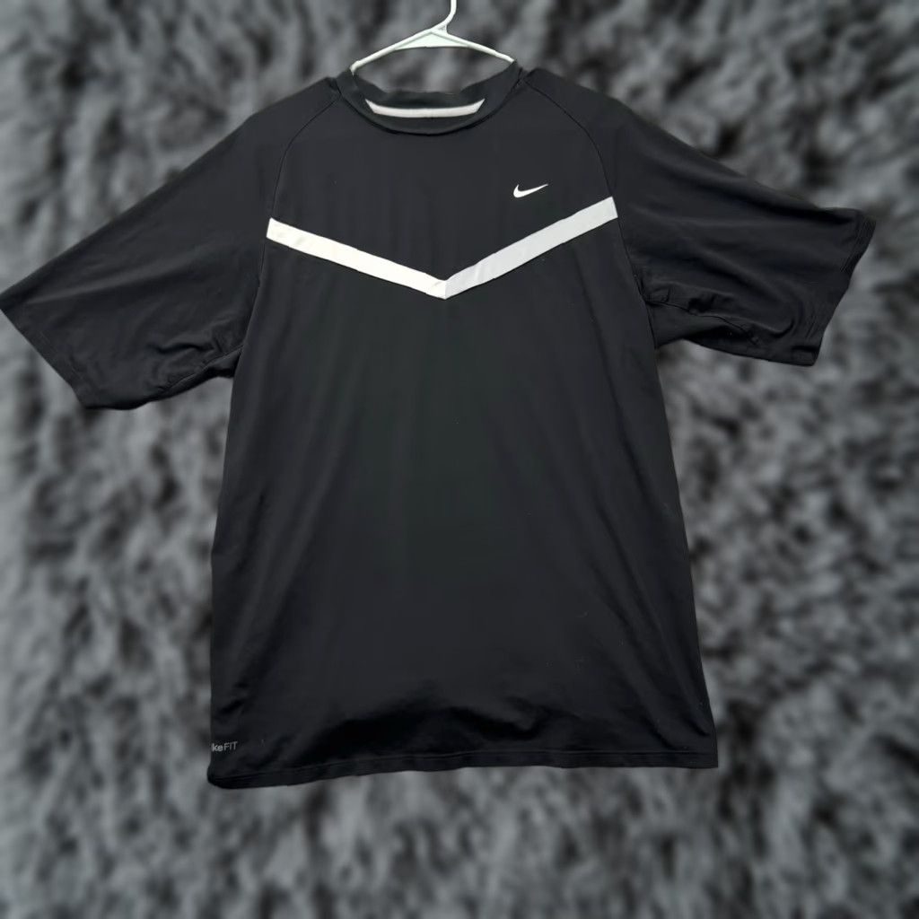 Nike Nike Dri-Fit Shirt Mens Medium Black Athletic Performance Run Gym Streetwear T-Shirt Size US M / EU 48-50 / 2 - 1 Thumbnail