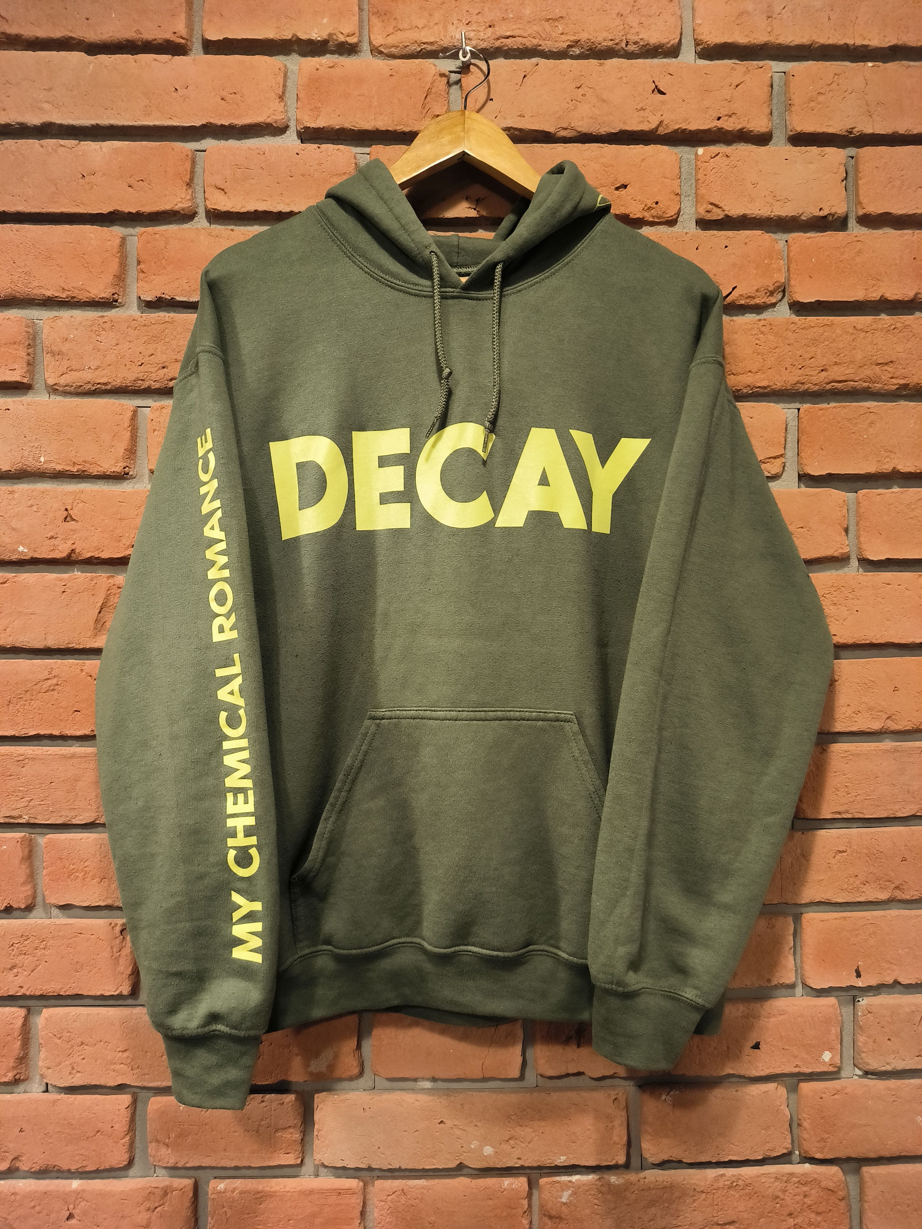 image of My Chemical Romance Mcr Decay 2022 Hoodie in Green, Men's (Size Medium)